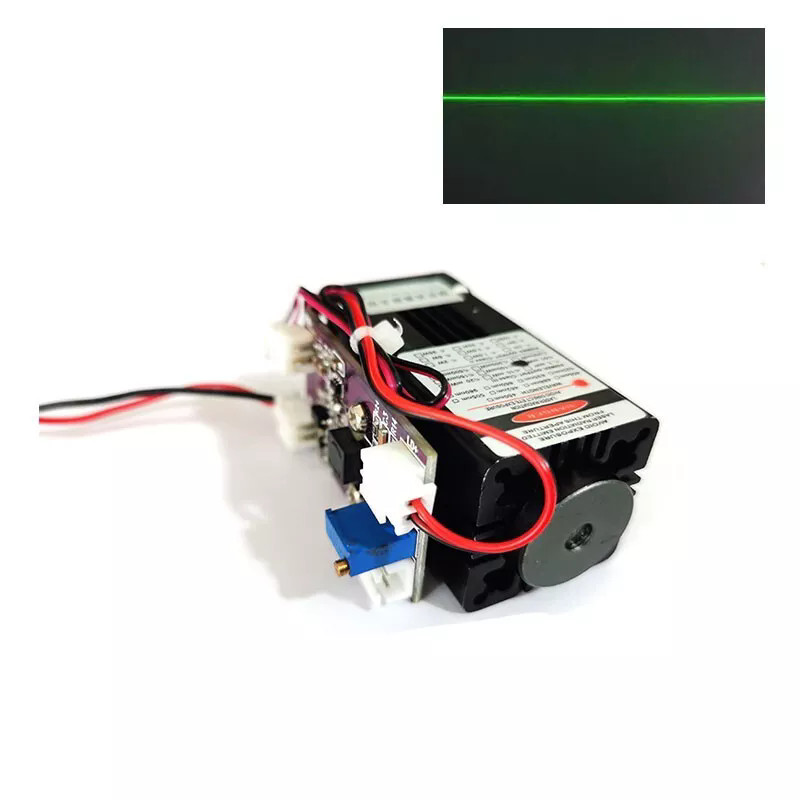 1pc 532nm 50mW Line Green Laser Diode Module w Driver Out