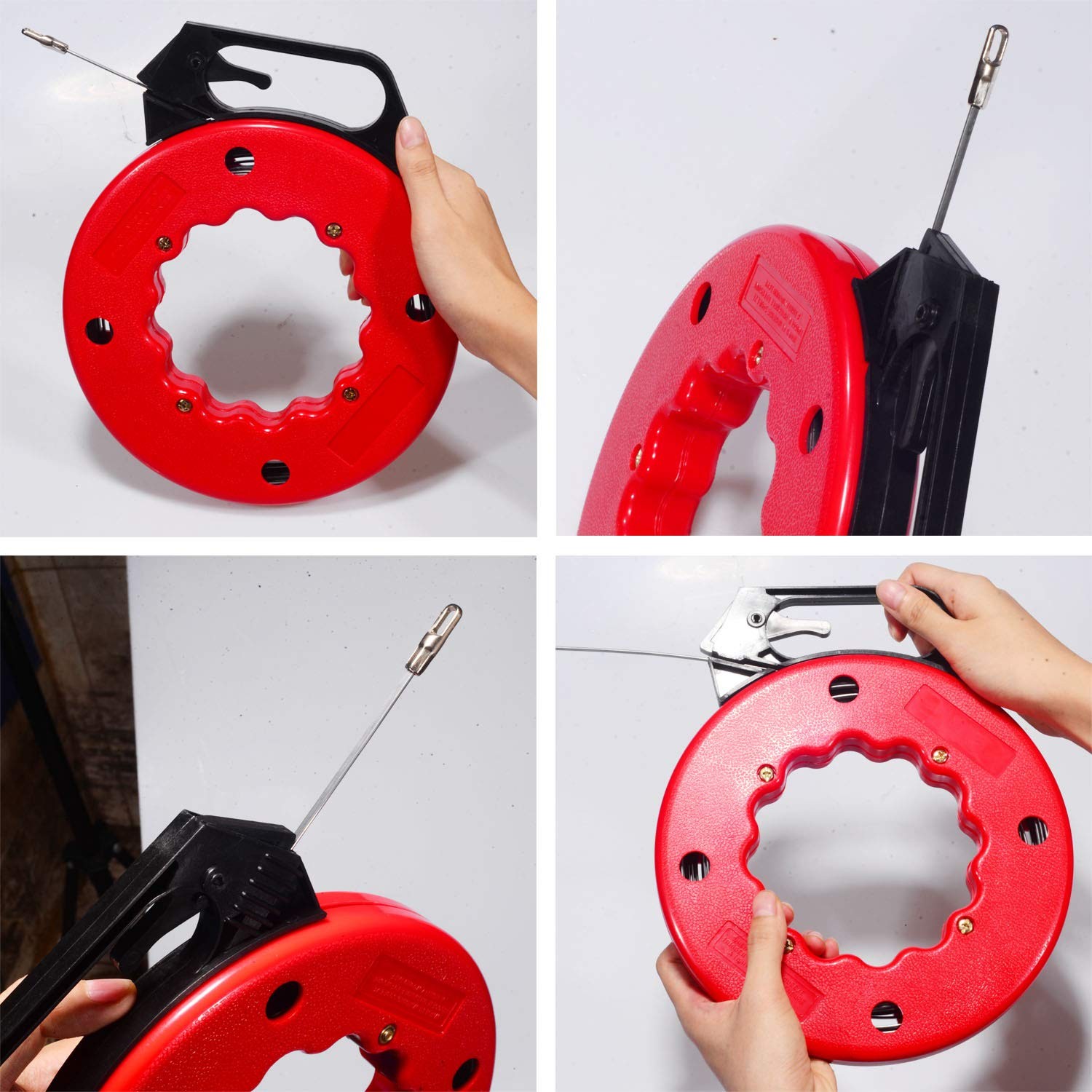 100 FT Fish Tape for Electric or Wire Puller Men Gift