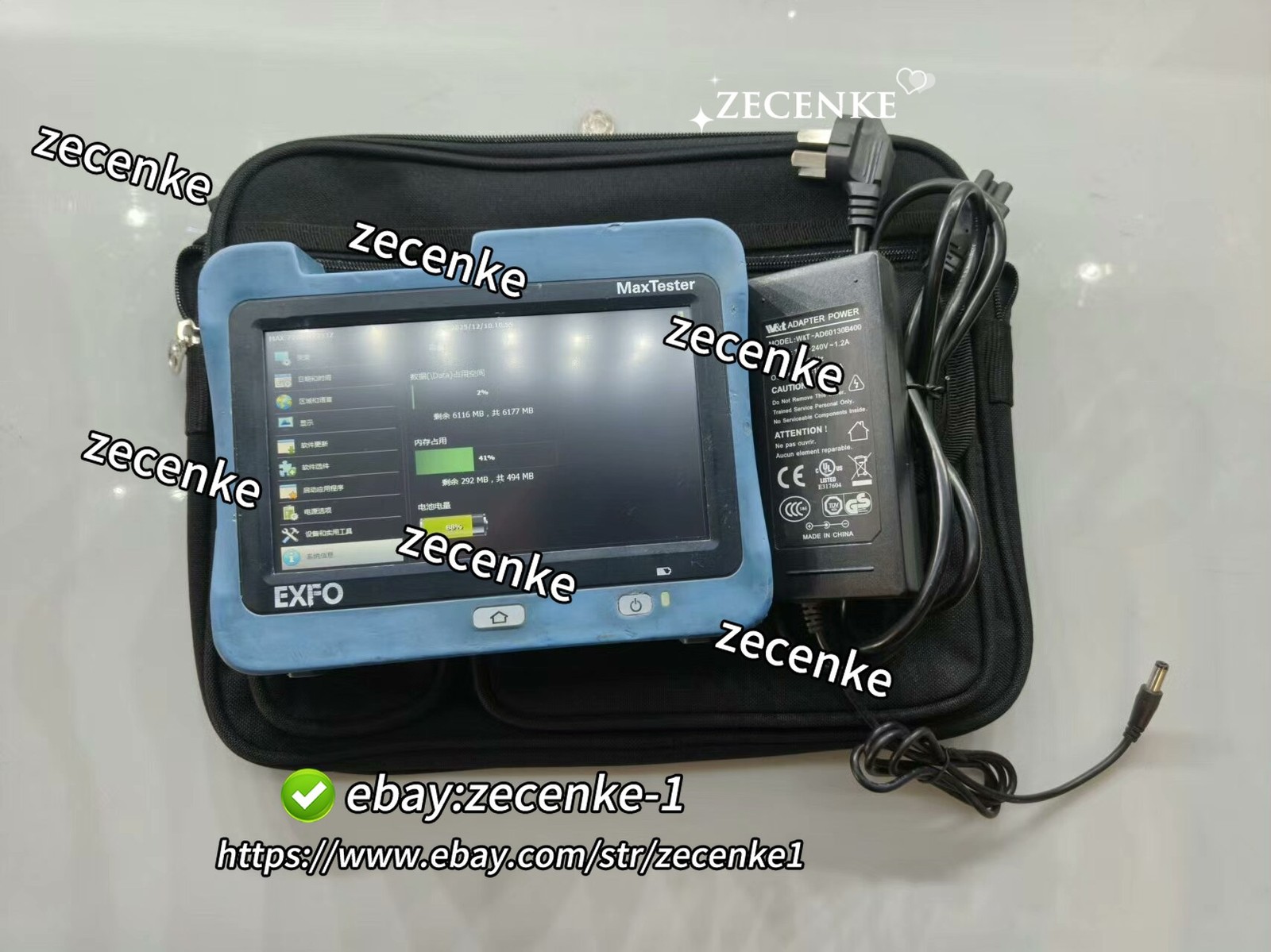 EXFO MAX-720B Optical Time Domain Reflectometer 1310/1550nm, 34/36dB