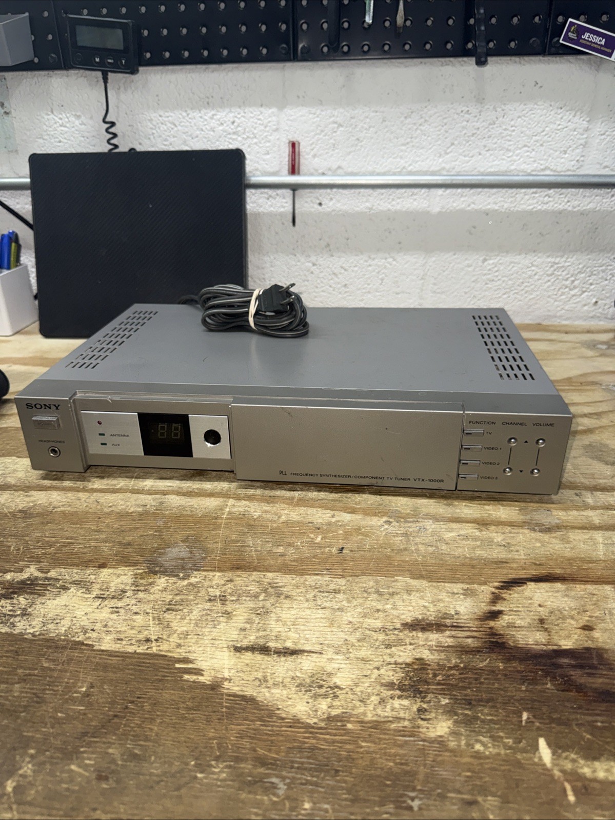 Sony Component TV Tuner Model VTX-1000R Power Tested Only AS-IS