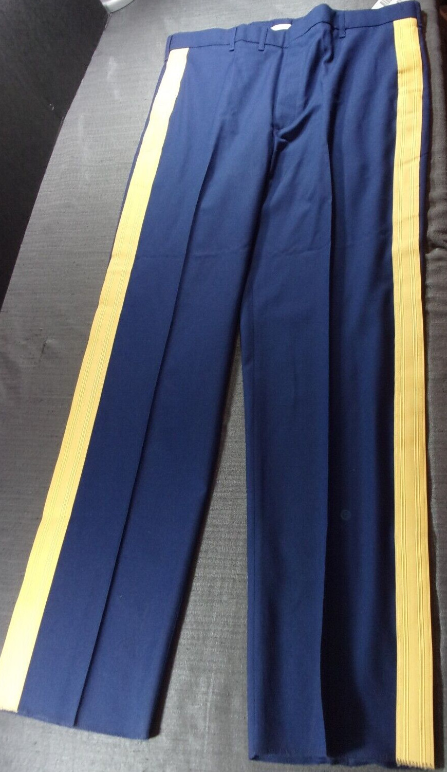 NWT DLA MEN'S 40R"C" 38X35 ASU ARMY DRESS BLUE UNIFORM DRESS PANTS W/ BELT LOOPS