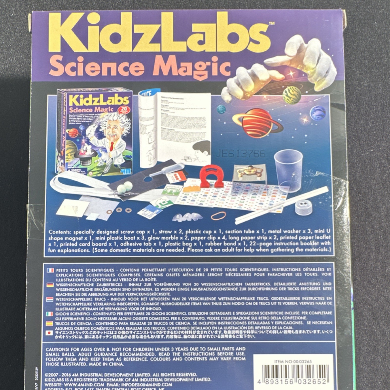4M KidzLabs Science Magic Kit 20 Science Tricks Educational Toy 2018