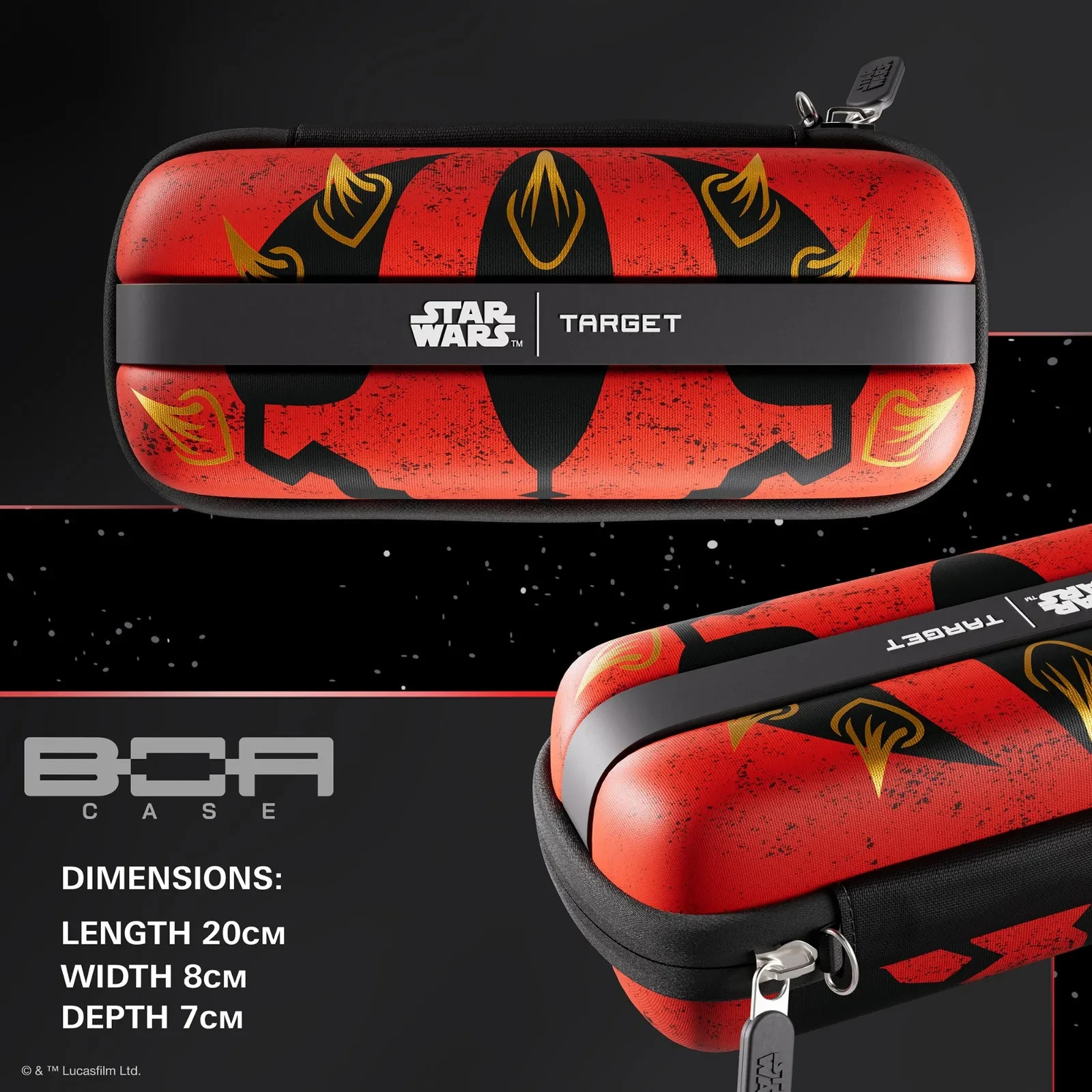 TARGET STAR WARS DARTH MAUL BOA CASE