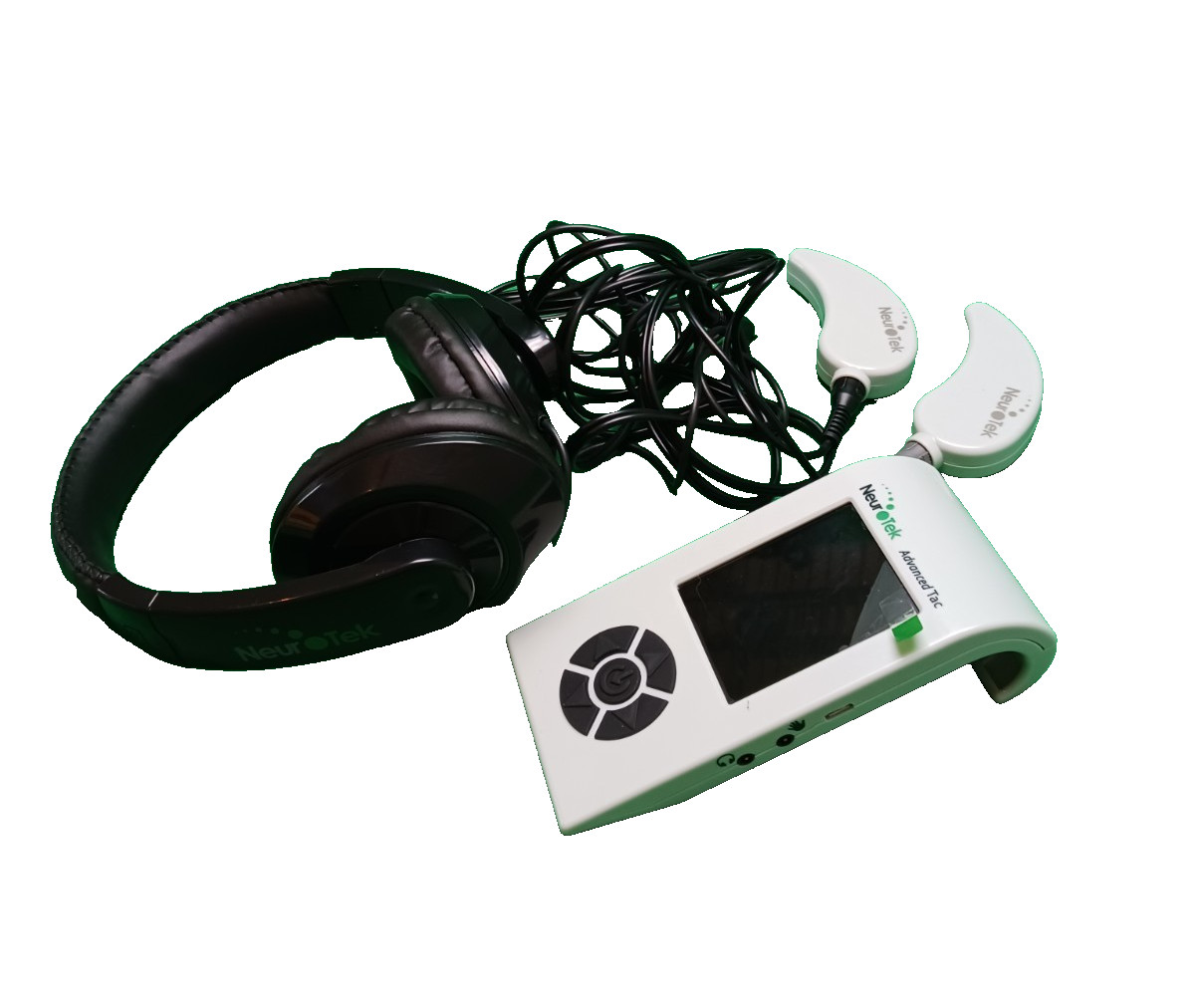 NeuroTek Advanced Tac With Large Tactile Pulsers and Headset Untested