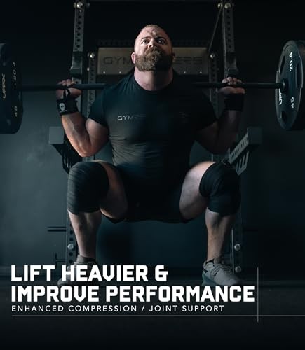 Knee Wraps for Weightlifting & Powerlifting – 2M Heavy Duty Compression for