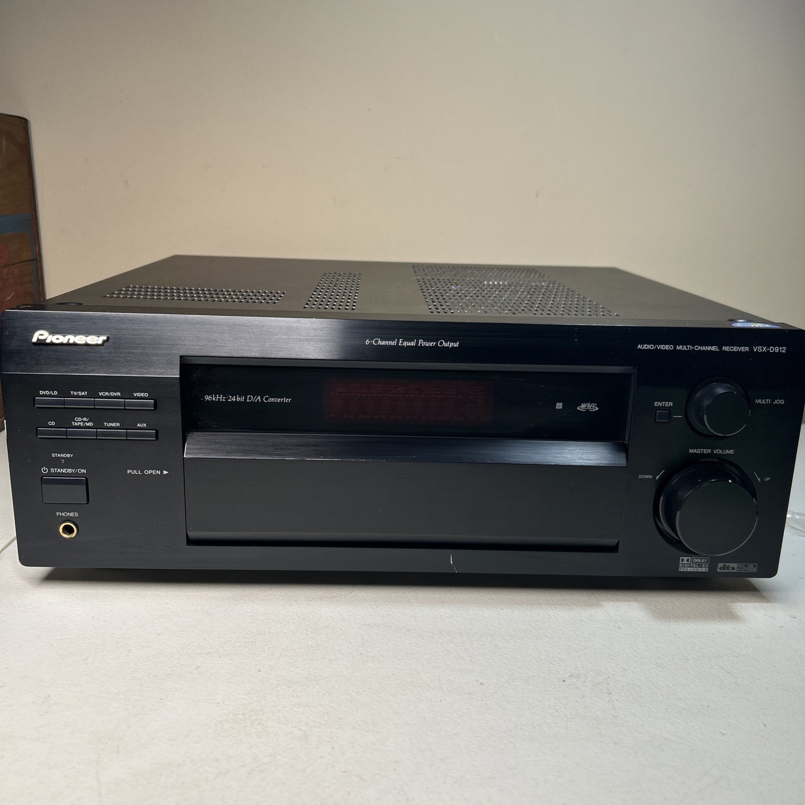 Pioneer VSX-D912-K Amplifier 6 Multi-Channel Receiver No Remote