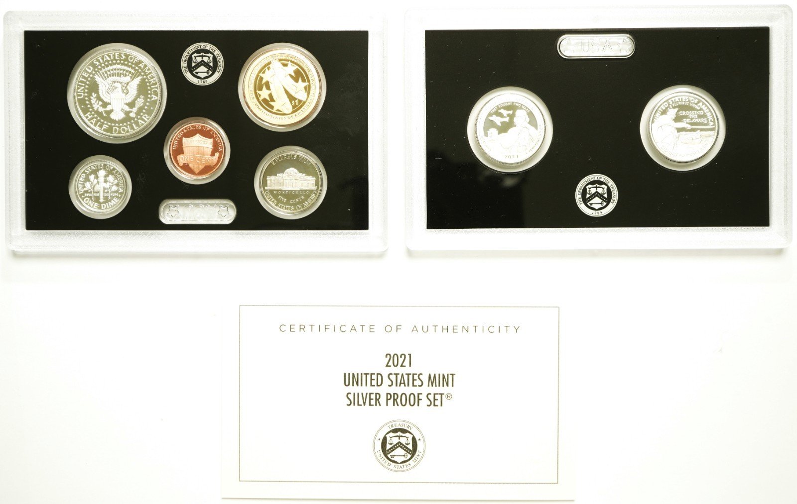 2021 United States Mint Silver Proof Set W/ Box & COA