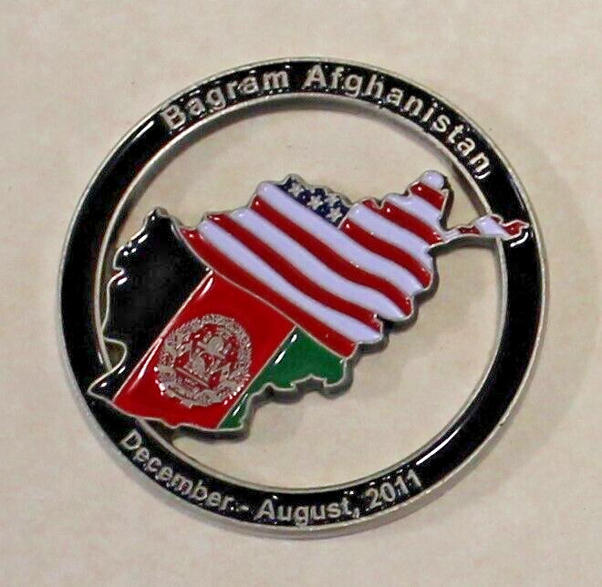 POL Fuels M.E.S TS1 Bagram Air Base Afghanistan 2011 Air Force Challenge Coin