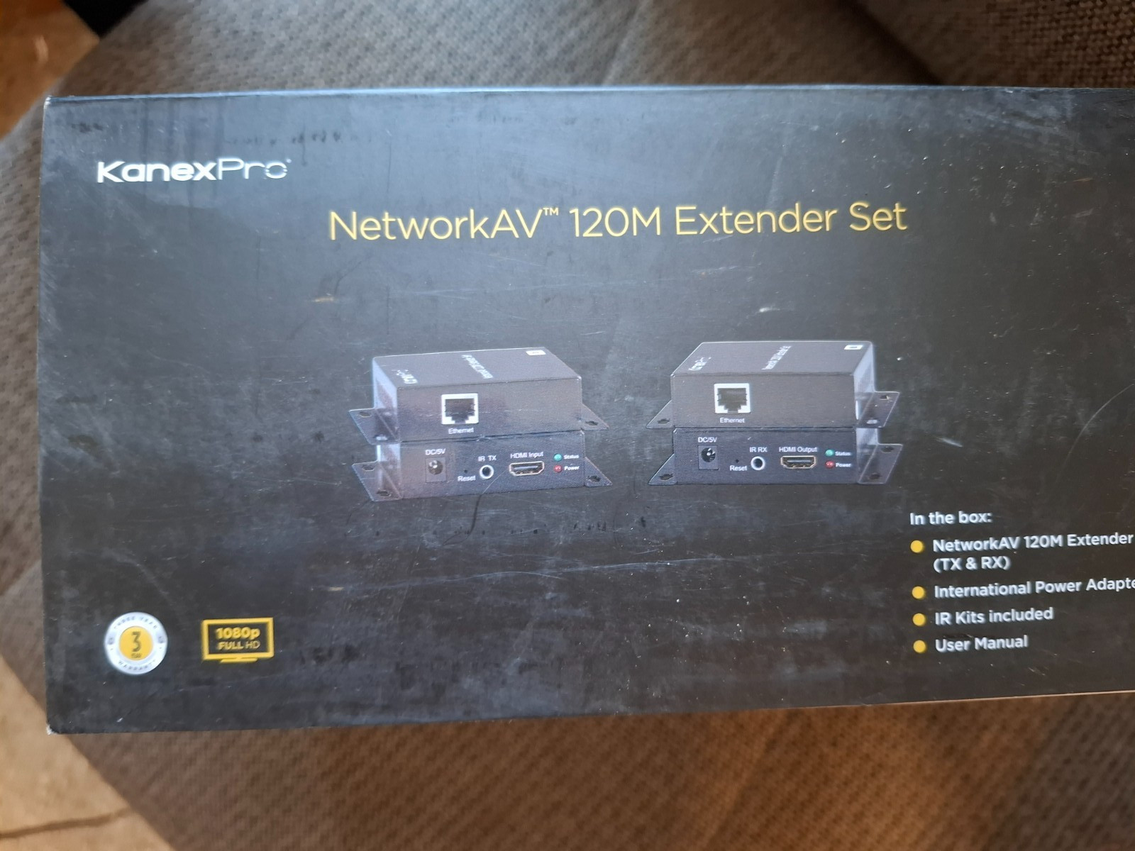 KanexPro NetworkAV™ HDMI over IP Encoder/Decoder Kit — 120M 1080p