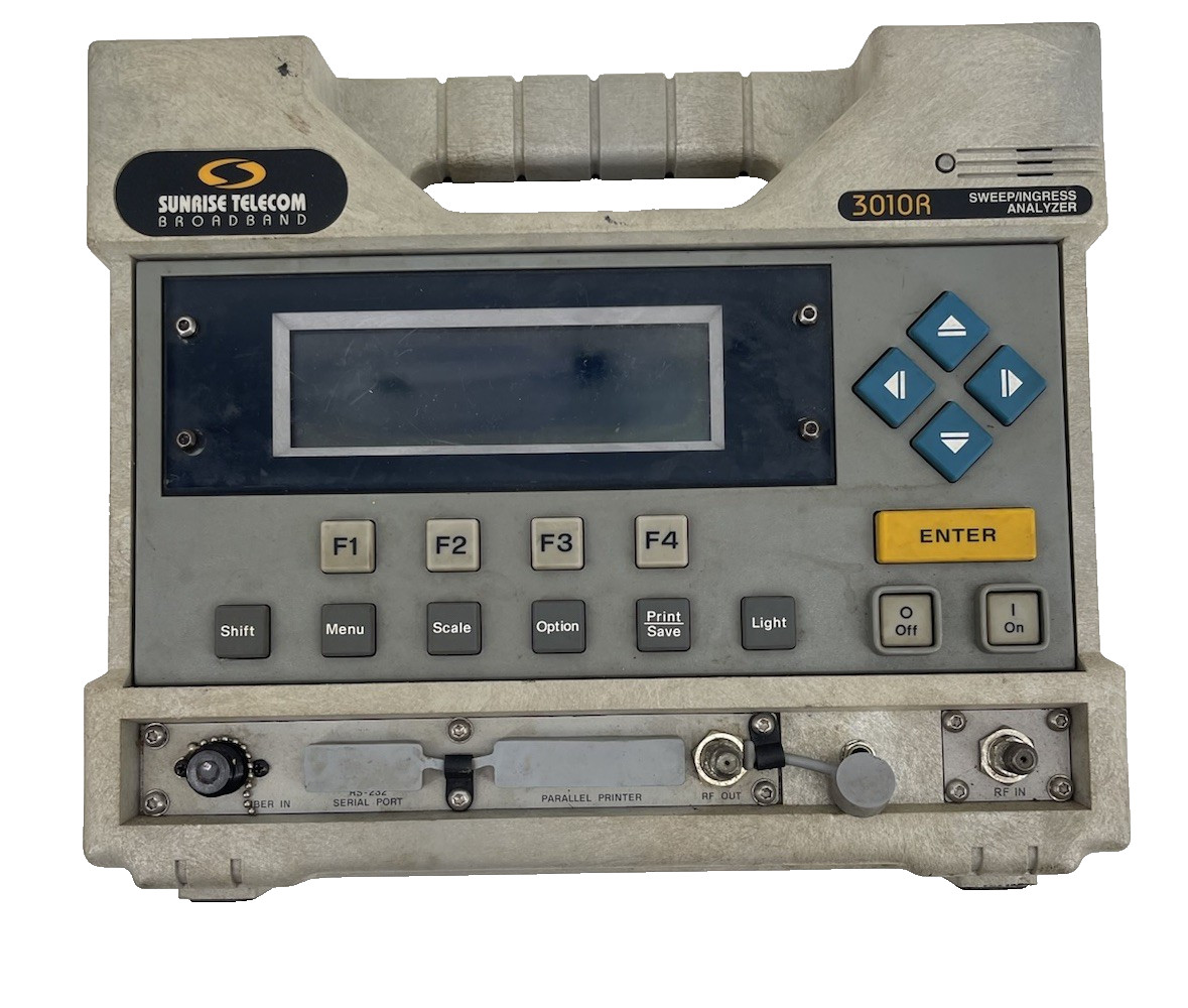 HP/Sunrise Telecom 3010R Sweep/Ingress Analyzer