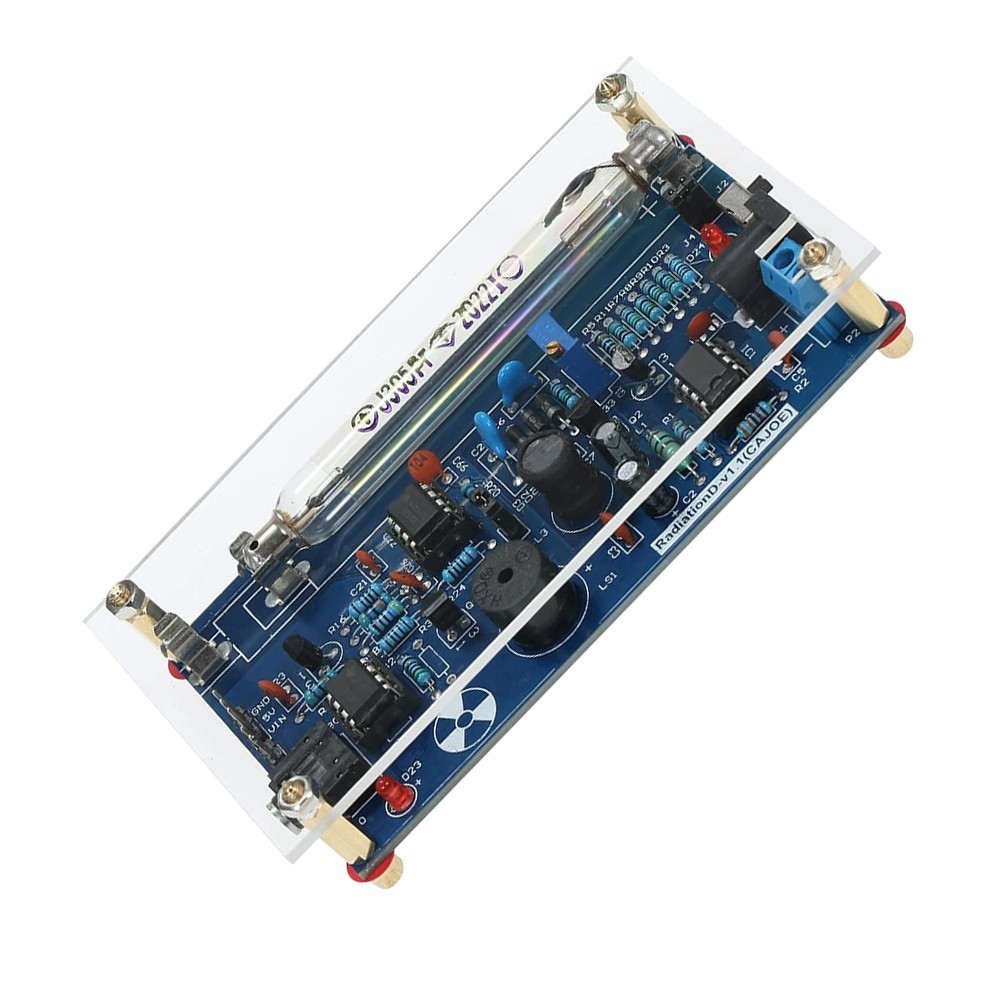 DIY Radiation Detector Kit with Visual Audio Indication for Arduino Projects