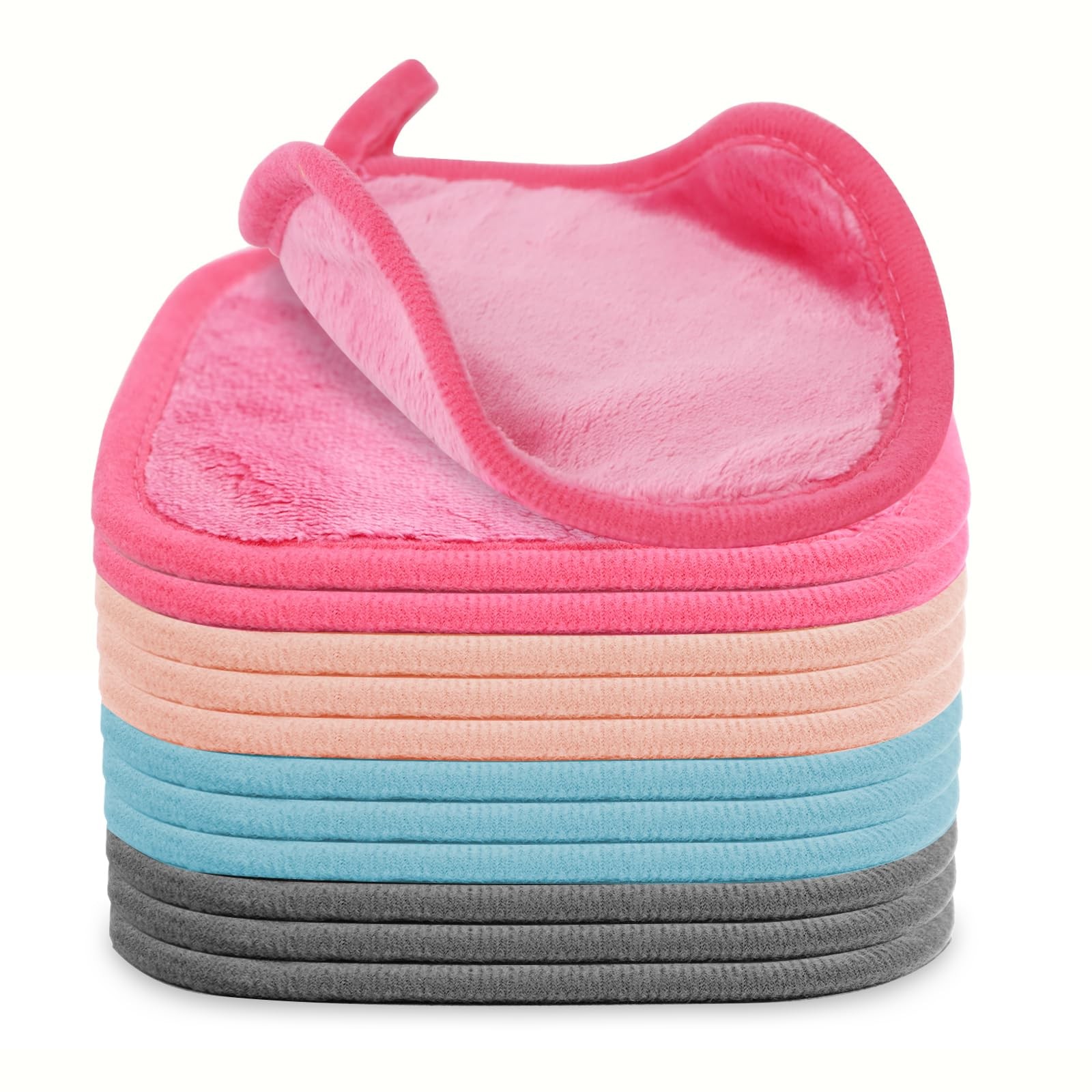 Puomue Makeup Remover Cloth 12 Pack, Ultra 1 Count (Pack of 12), Multicolor