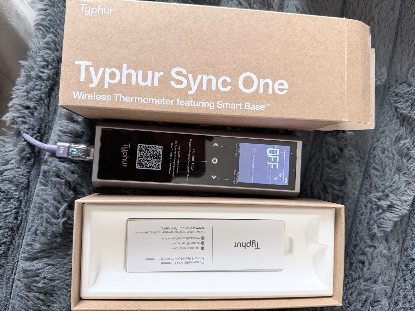Wireless Thermometer Typhur Sync One Smart Digital WT01