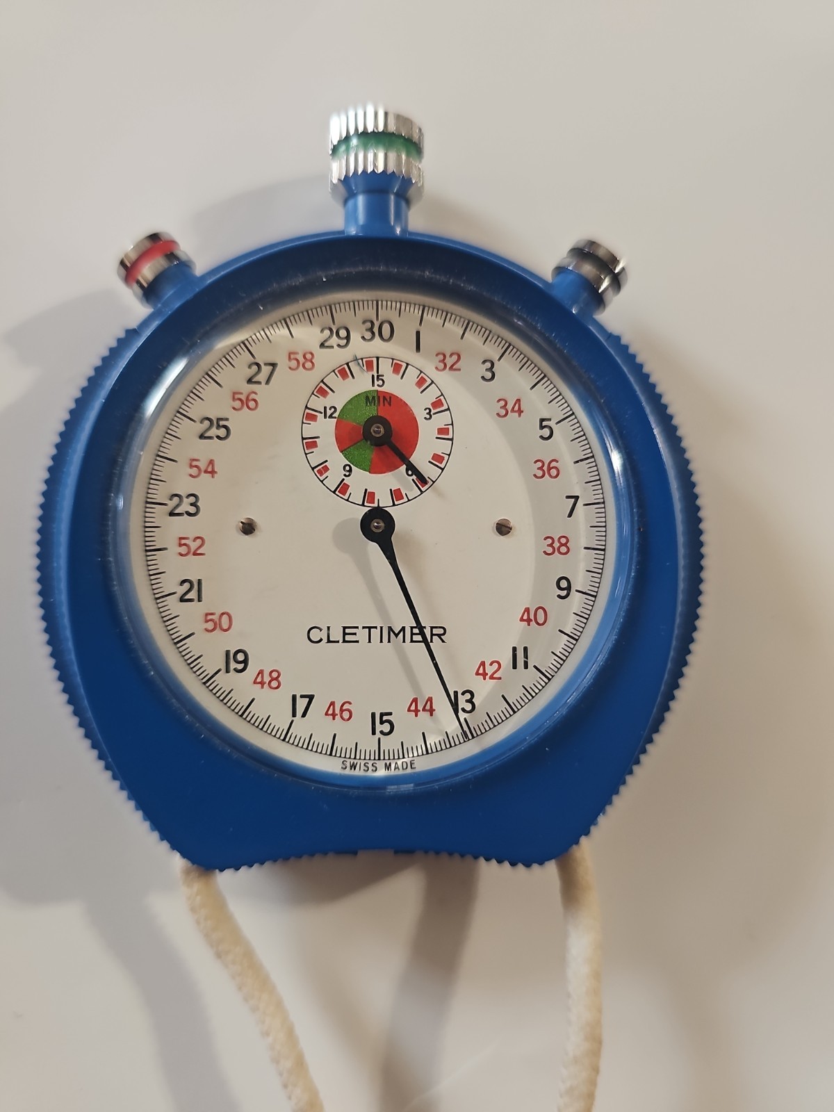 Swiss Made Cletimer Mechanical Wind Up Vintage Stopwatch with the Box