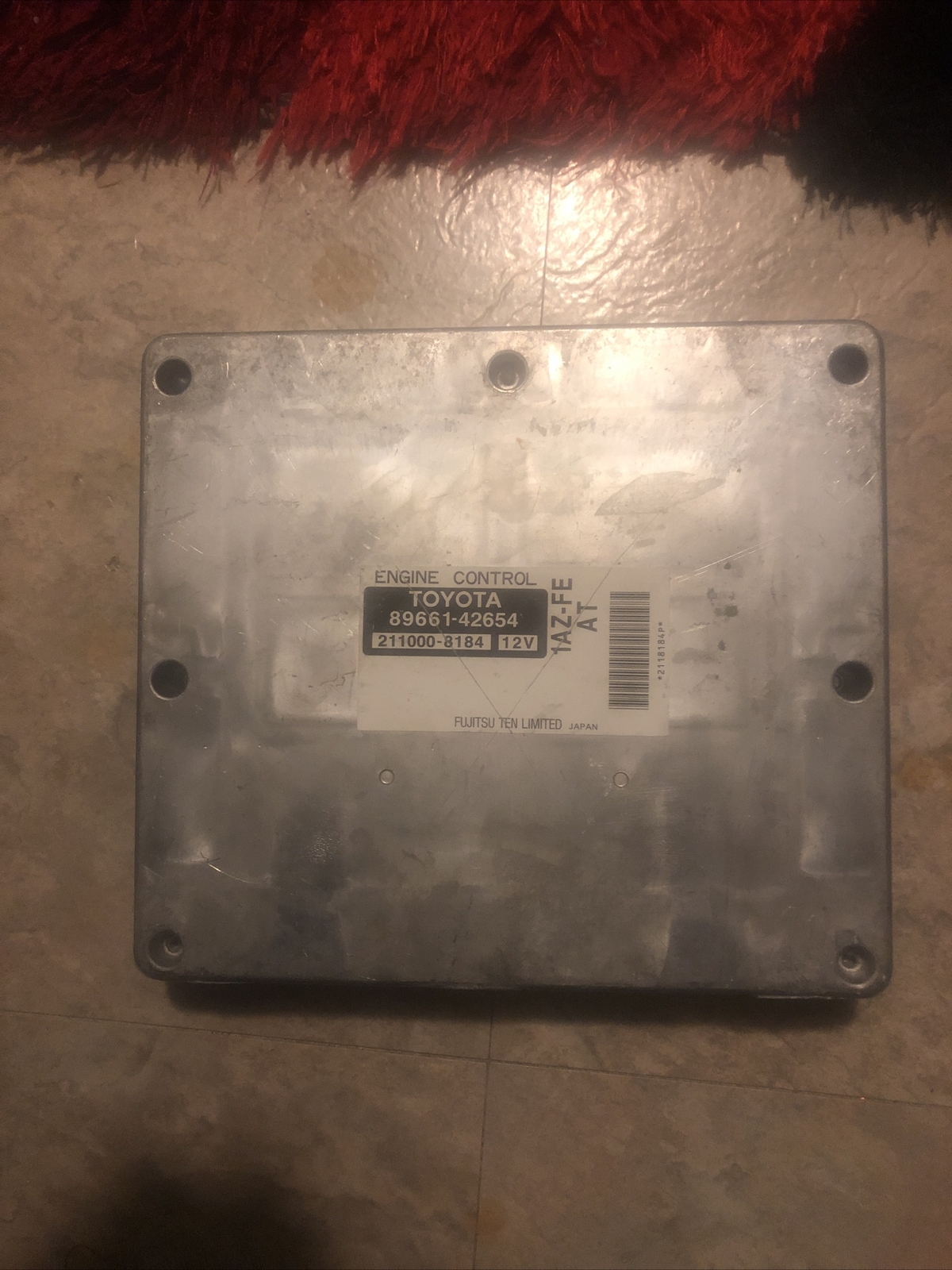 01 02 03 Toyota RAV4 RAV-4 1AZ-FE 2.0L AT Engine Computer ECU ECM 89661-42654