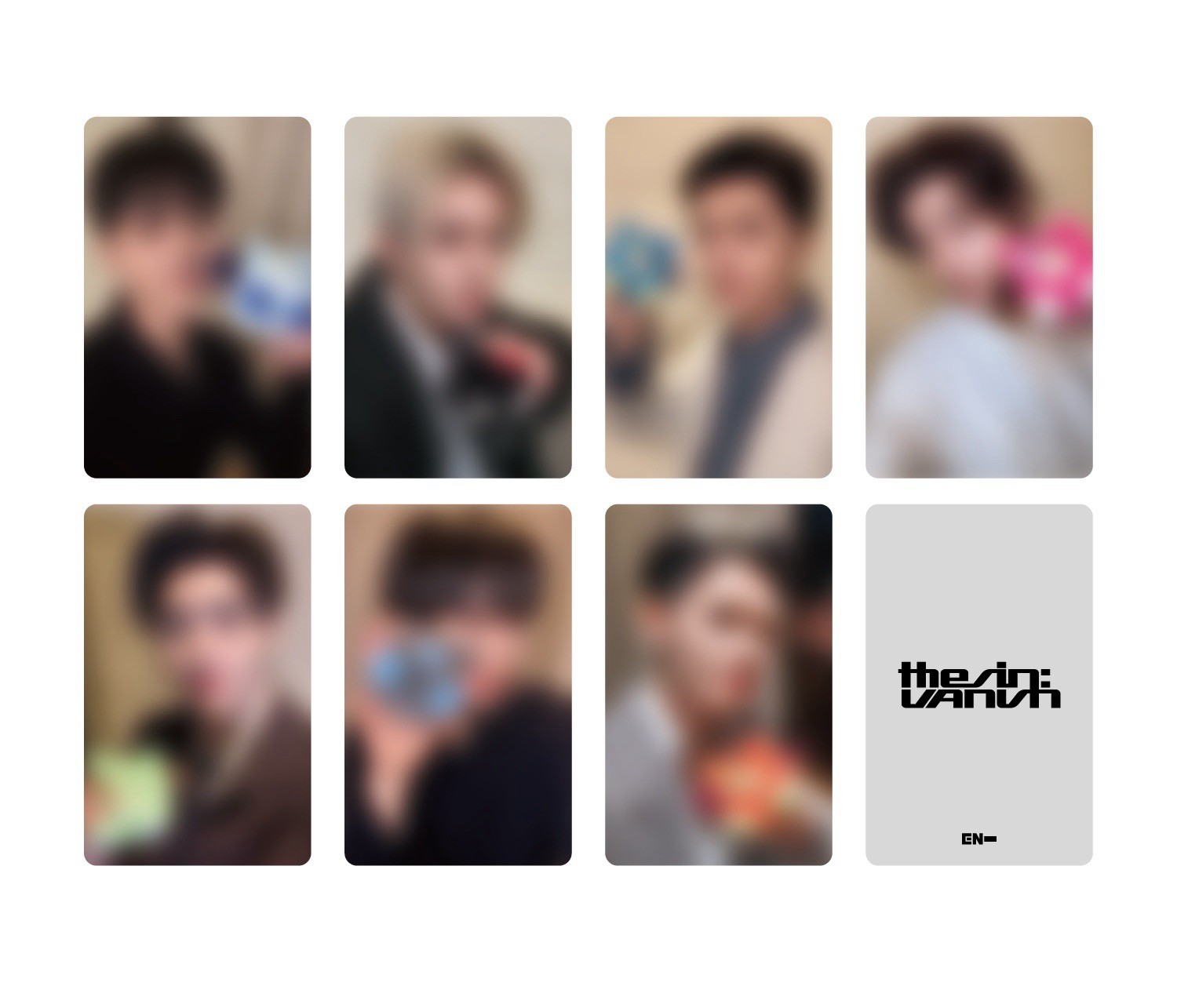 ENHYPEN THE SIN : VANISH Japanese ver. Japan Lucky draw Photocard