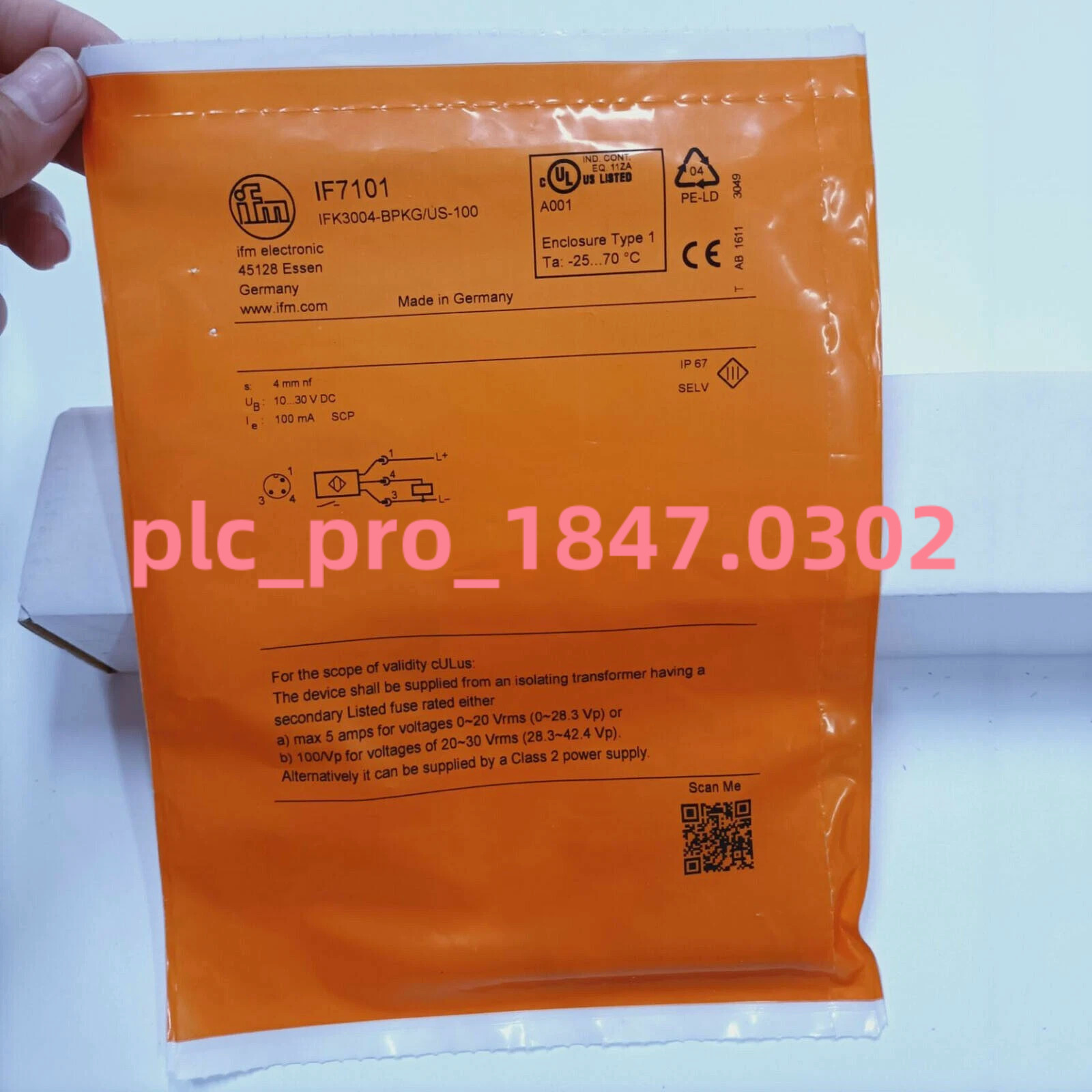IF7101 1PCS Brand New IFM IF7101 Proximity Switch Sensor  Fast Shipment