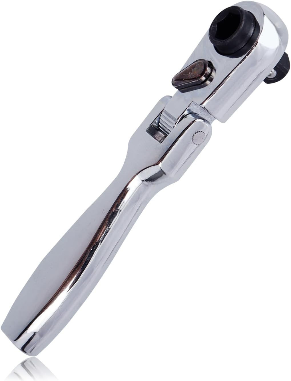 1/4" Drive Ratchet Wrench, 2-In-1 Hex Bit Driver & Socket Wrench Flex Head Ratch