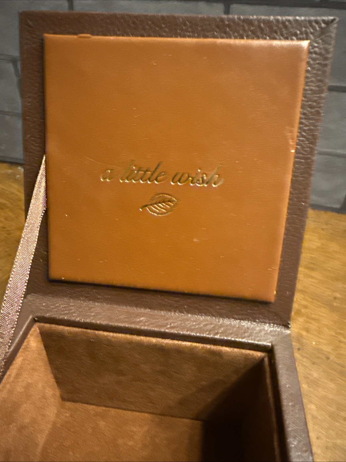 Hallmark Signature leather Wish Box