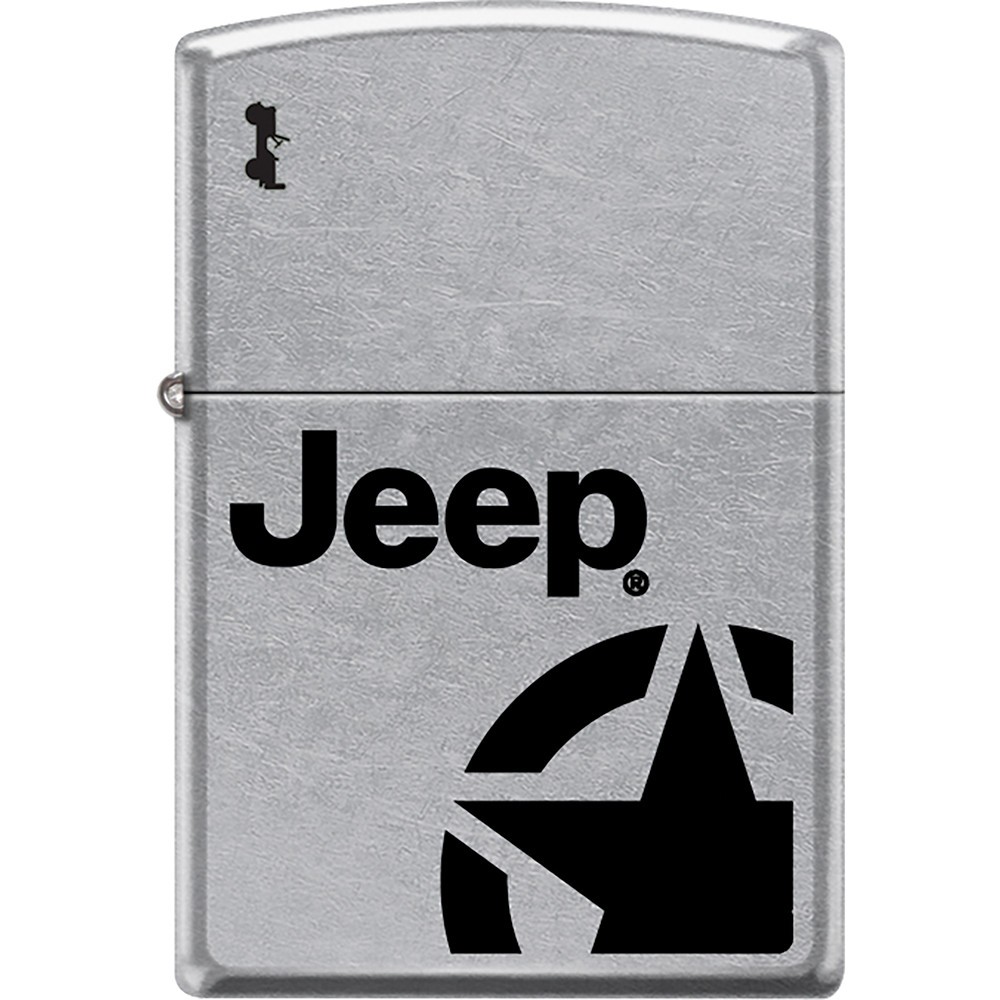 JEEP STAR Street Chrome  Z4044 Mint WILLYS Military Style ZIPPO Lighter NEW