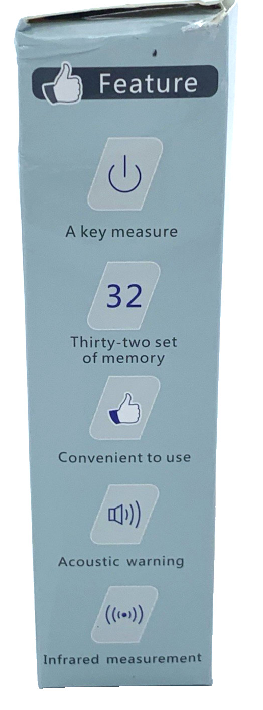 Non-Contact Infrared Digital Thermometer LCD Display Memory Function New In Box
