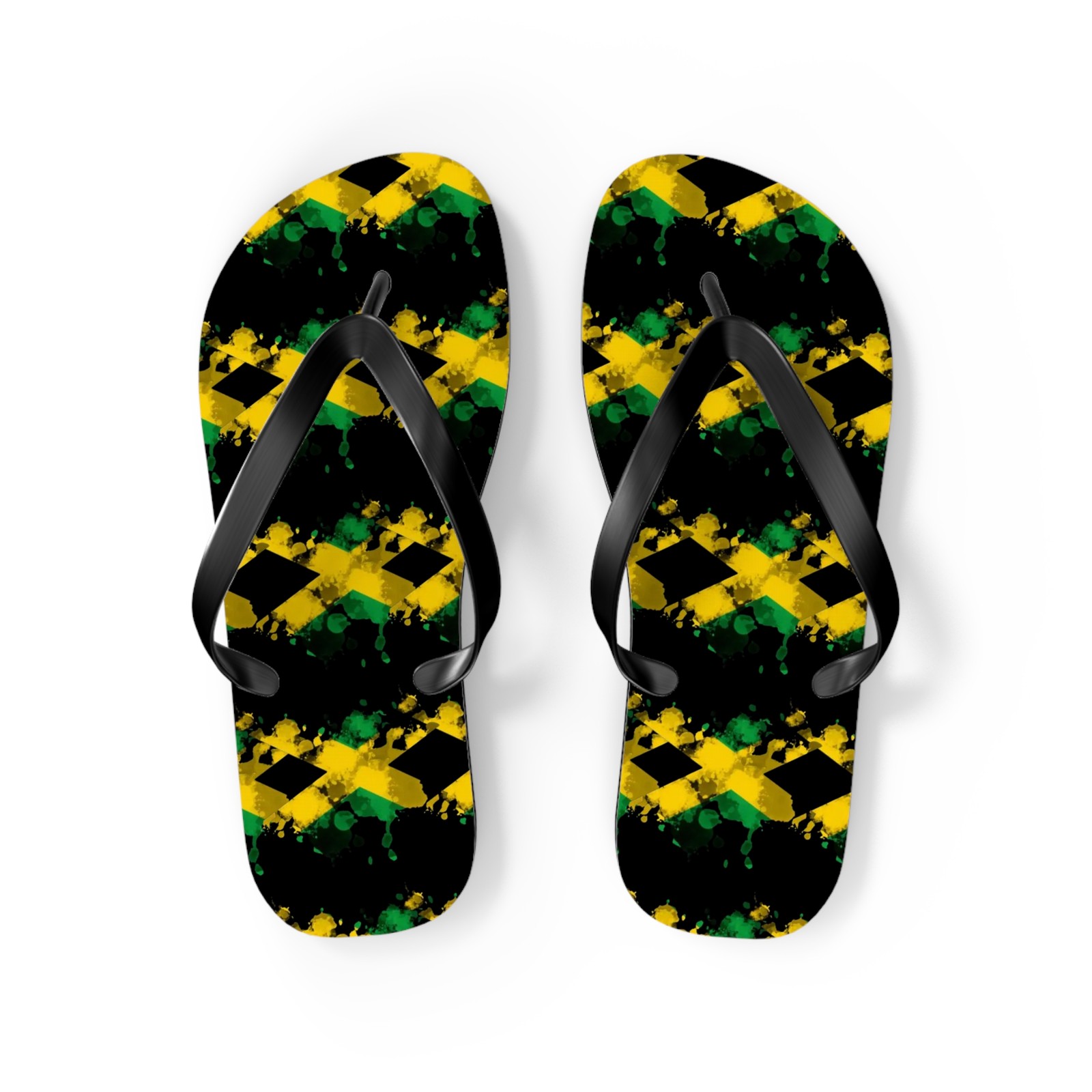 Jamaica All Over Print Summer Wear Flip Flops