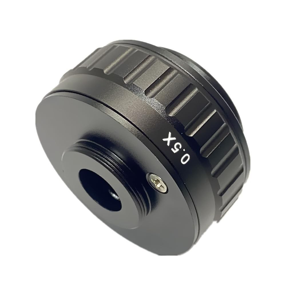 C Mount Adapters Lens 0.5X CTV for Trinocular Stereo Microscope 38MM Interface