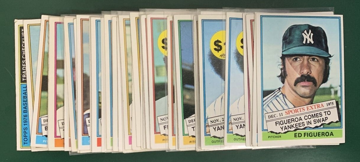 1976 Topps Traded Baseball SET BREAK stars, commons, Hall of Famers, rookies