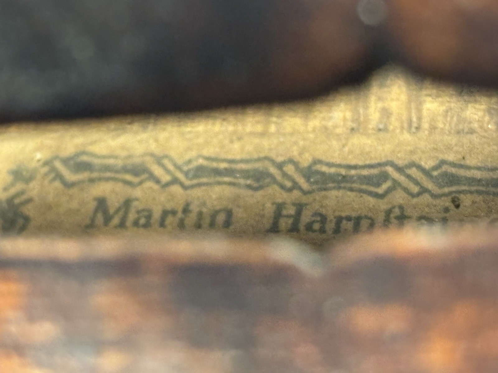 Old Martin Harnftainer laut-und geigenmacher in Mittenvvald Dated 1778 Violin