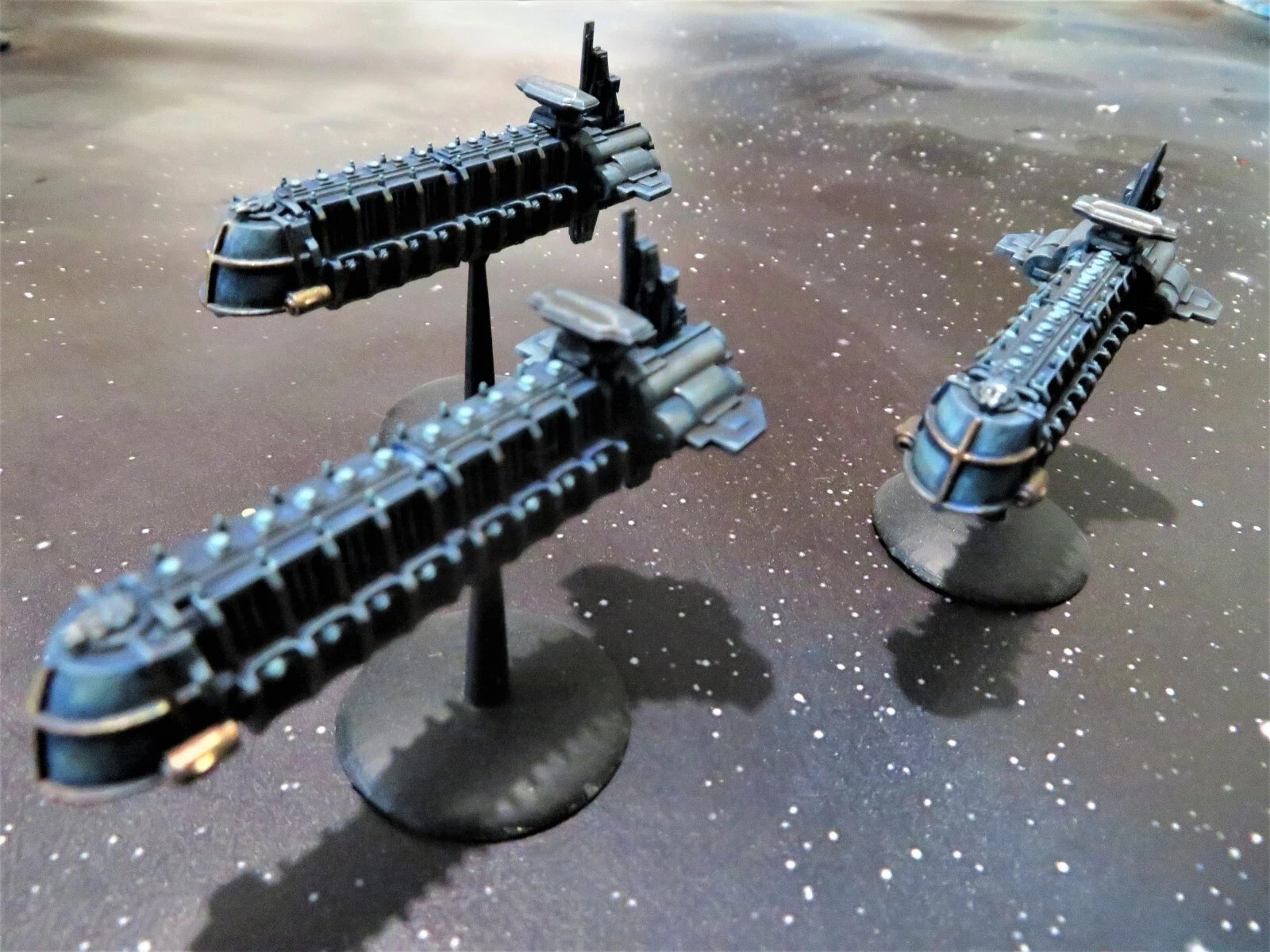 System ships (9 piece set) - Compatible with Battlefleet Gothic