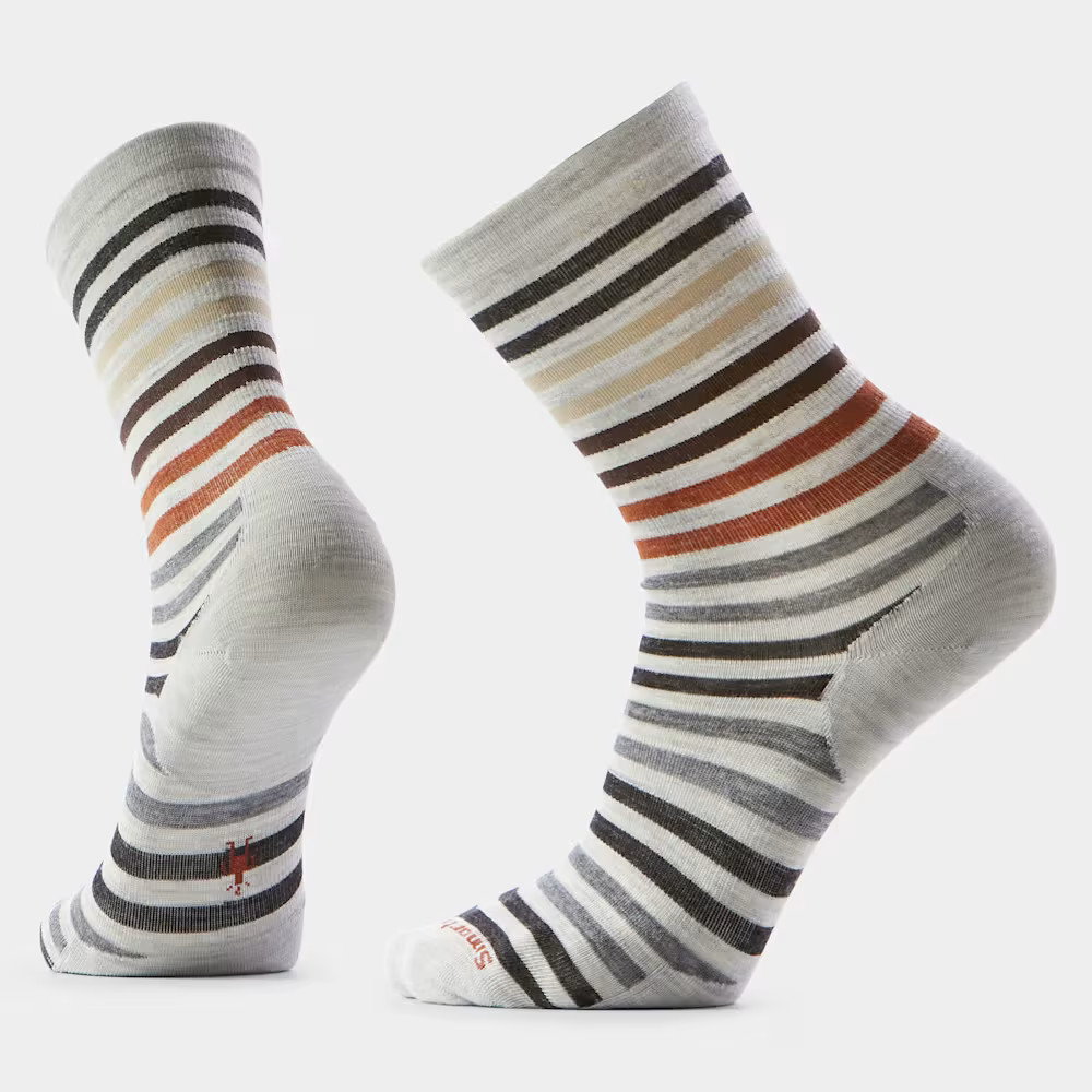 Smartwool Everyday Spruce Street Crew Men's Casual Socks, Ash, Large