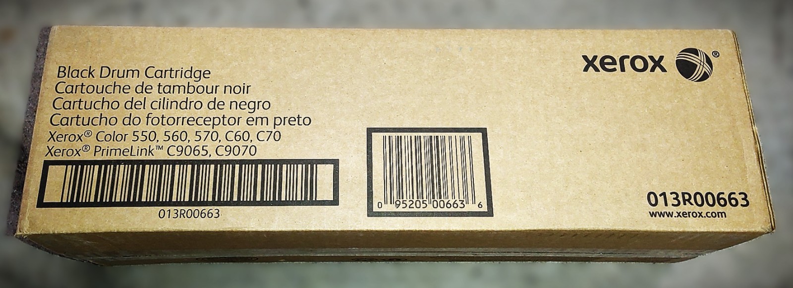 Genuine Xerox 013R00663 Black Drum Cartridge Color C60/70 550/560/570