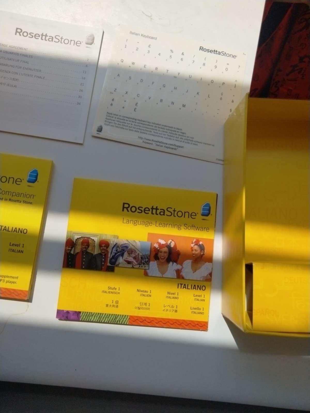 Rosetta Stone Learn Italian Language Totale Level 1 Version 4