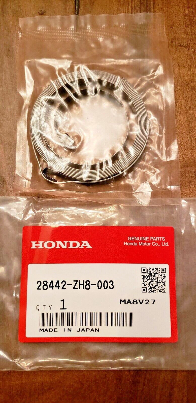 HONDA Starter Recoil Spring HRC216 GX120 GX160 28442-ZH8-003 Genuine OEM