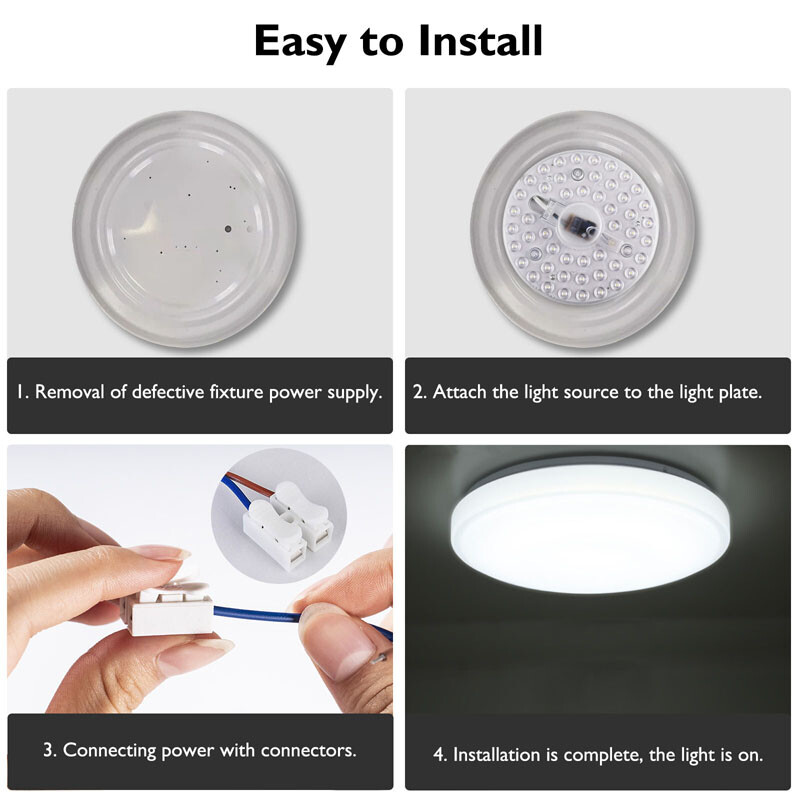 6" Ceiling LED Light Replacement Light Engine Retrofit Kit For Ceiling Fan Light