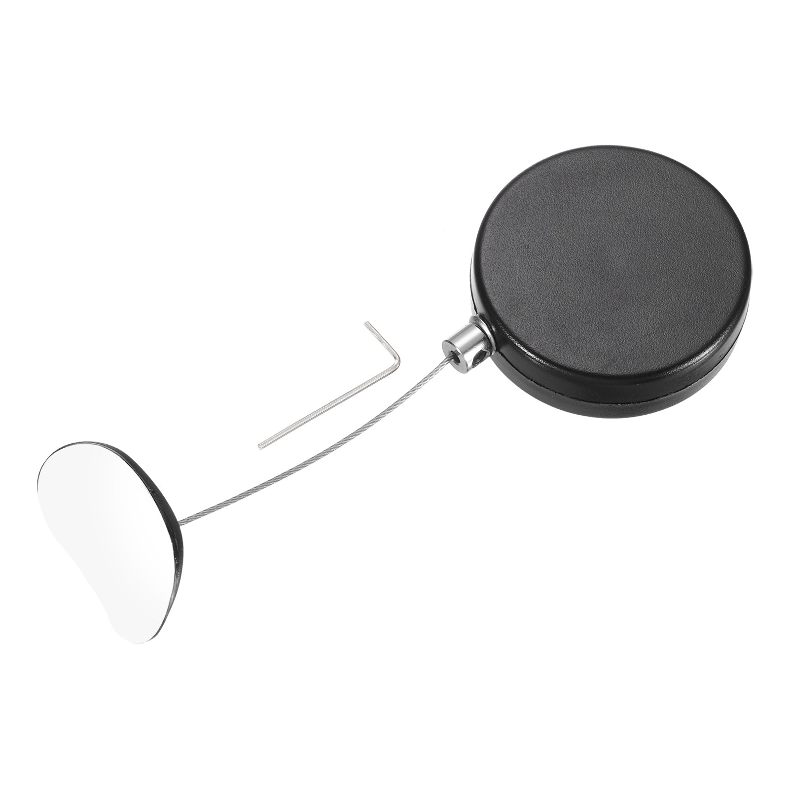 3.3ft Retractable Cable Security Lock with Arc Patch Wrench 150 g Black