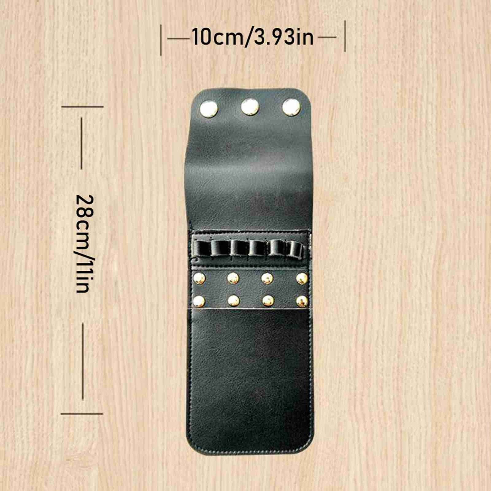 Quiver Bag Retro Metal Snap Buckle Design Leather Microfiber Archery HBQO