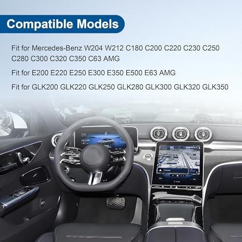 4Pcs Front Driver Window Switch Button Cap Fit for Mercedes-Benz C-Class E