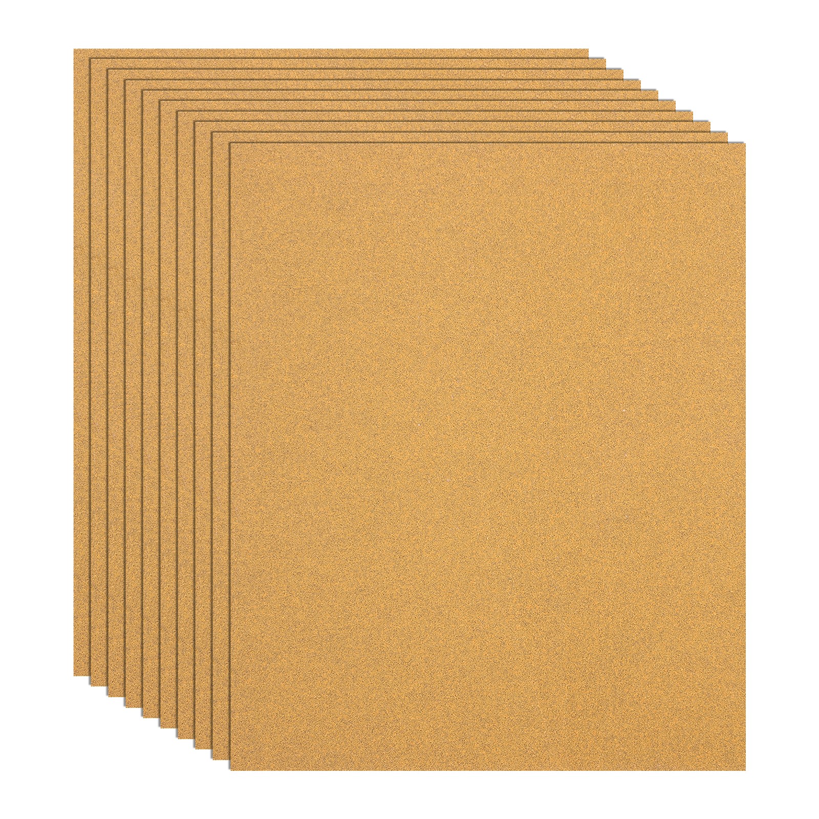 10 Pack 9" x 11" Sandpaper, 120 Grit Sand Paper for Wood Furniture Floor
