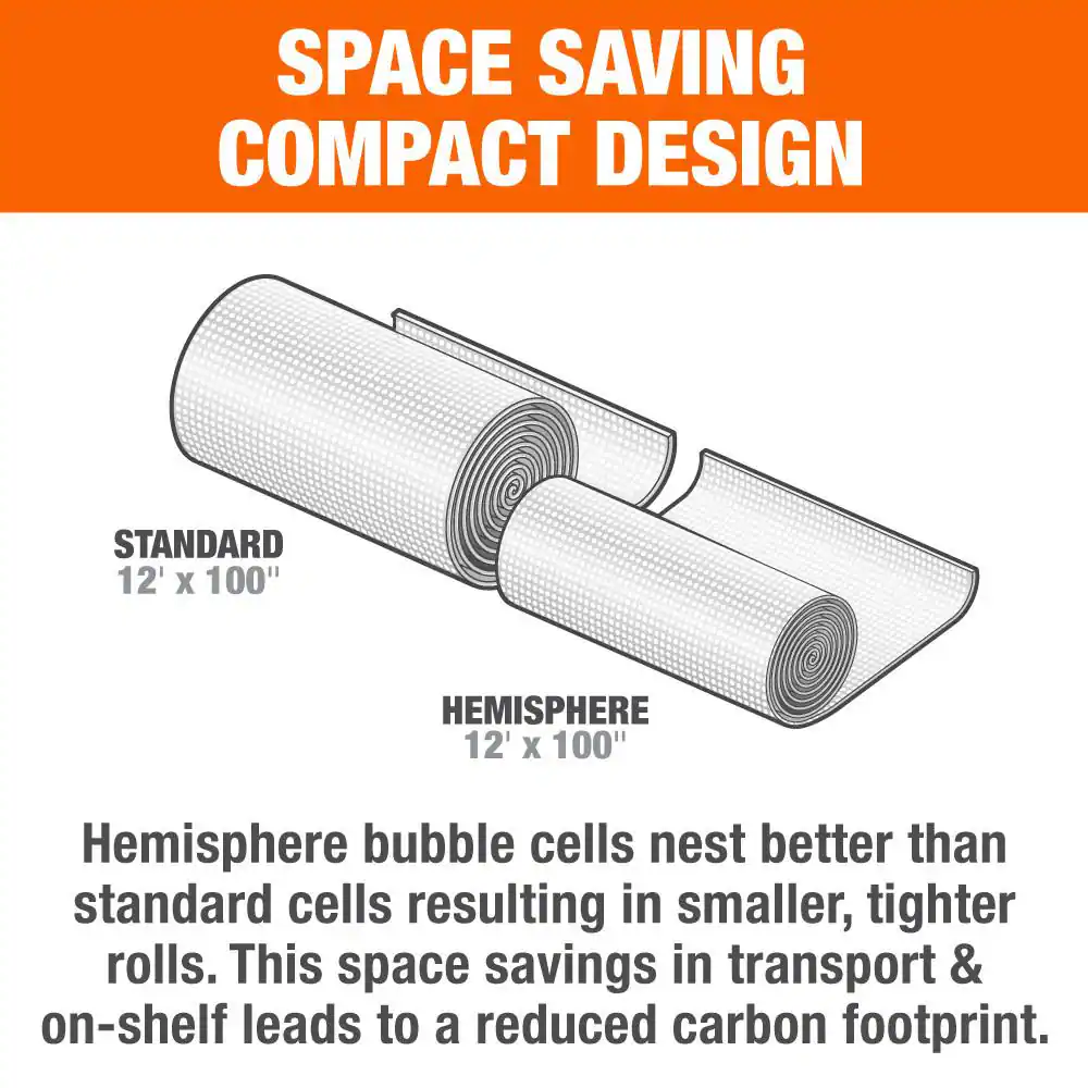 12 In. X 200 Ft. Clear Bubble Cushion