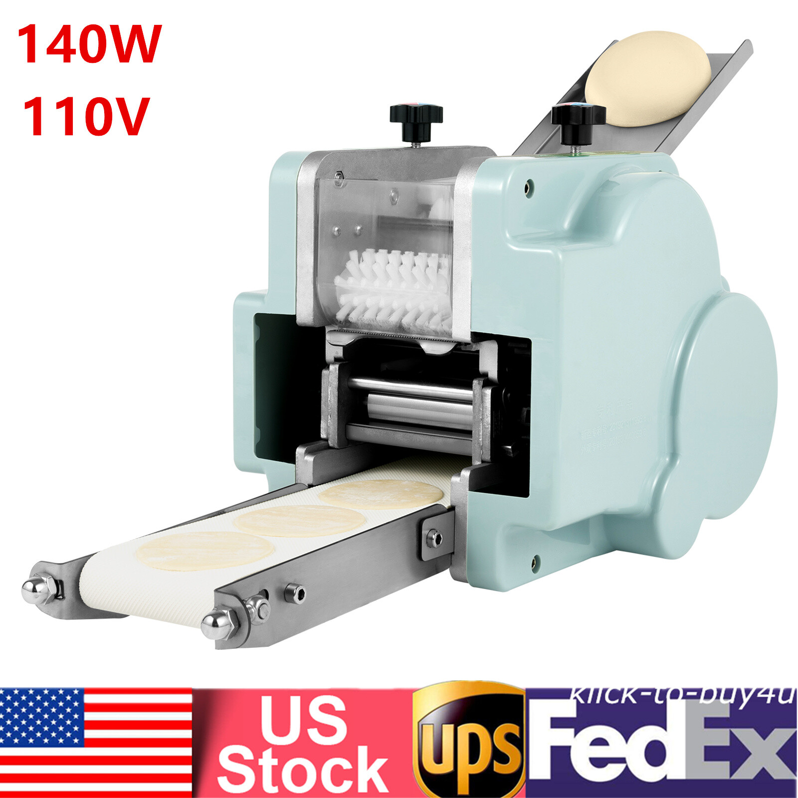 Electric Dumpling Skin Wonton Dough Processing Machine Dumpling Wrapper Maker