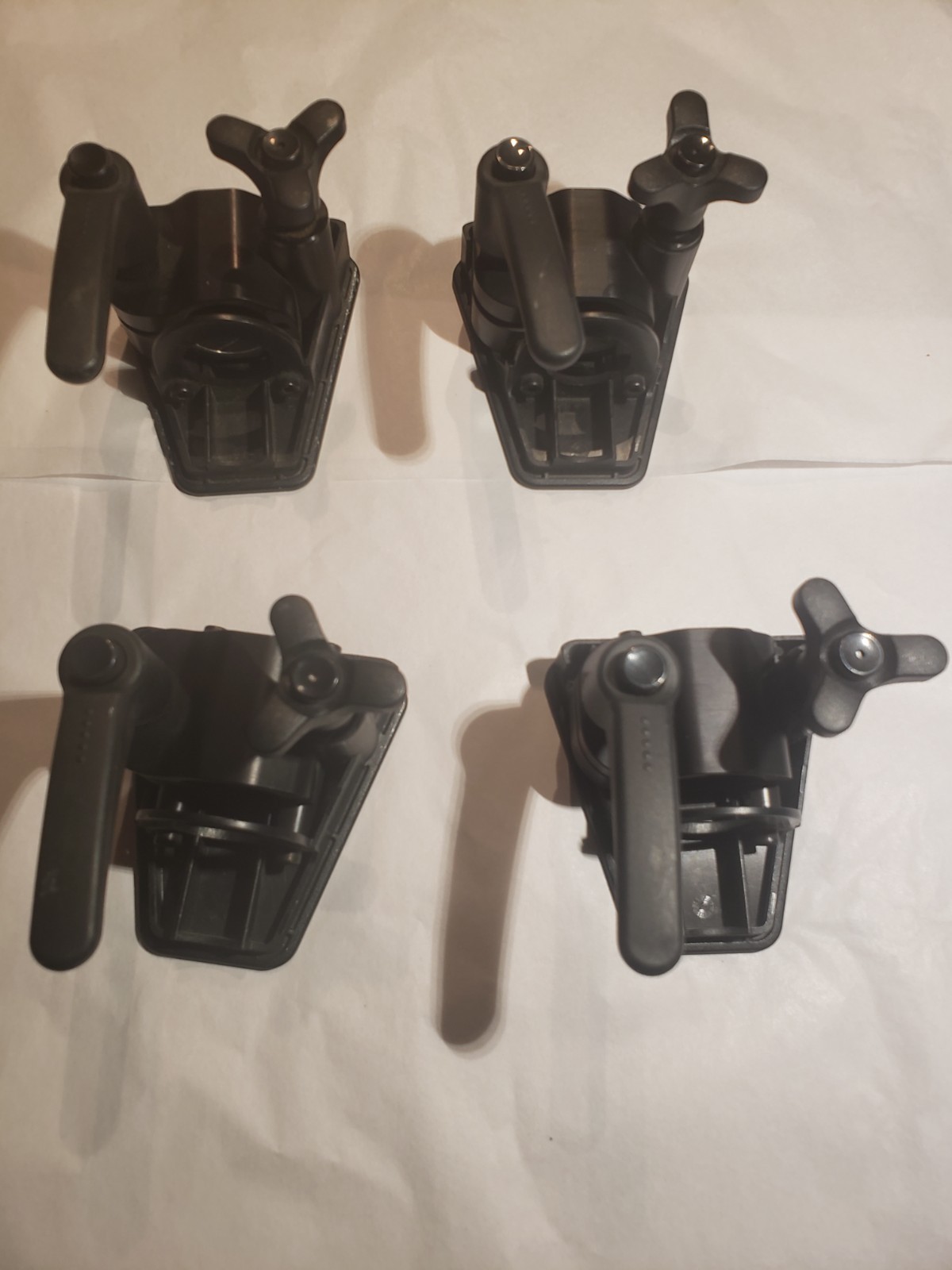 Lot of (4) Leica GPS System 500 Receiver Rod Holder Bracket GHT40  P/N: 733265