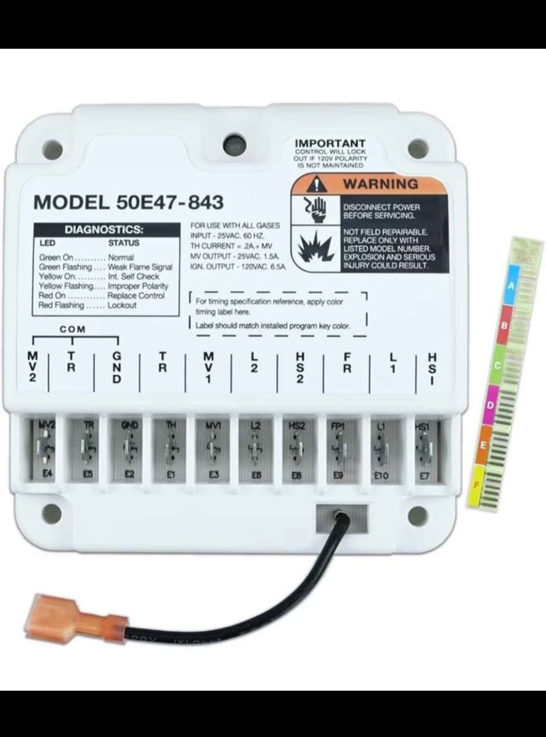 50E47-843 Ignition Control Replacement for White Rodgers, Honeywell, Robertshaw
