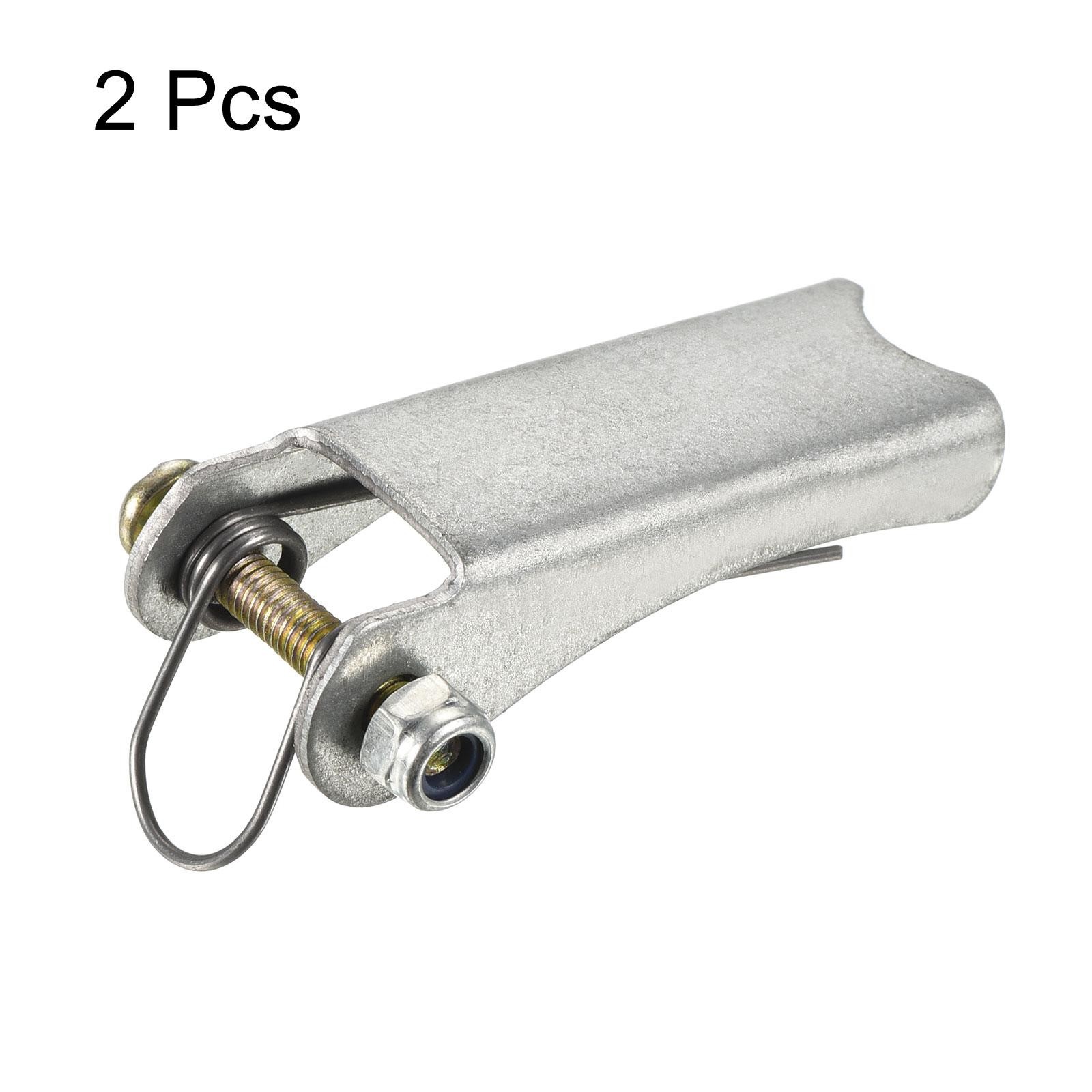 2pcs 2'' Replacement Hooks Latch, Metal Receiver Hitch for Trailer, Silver