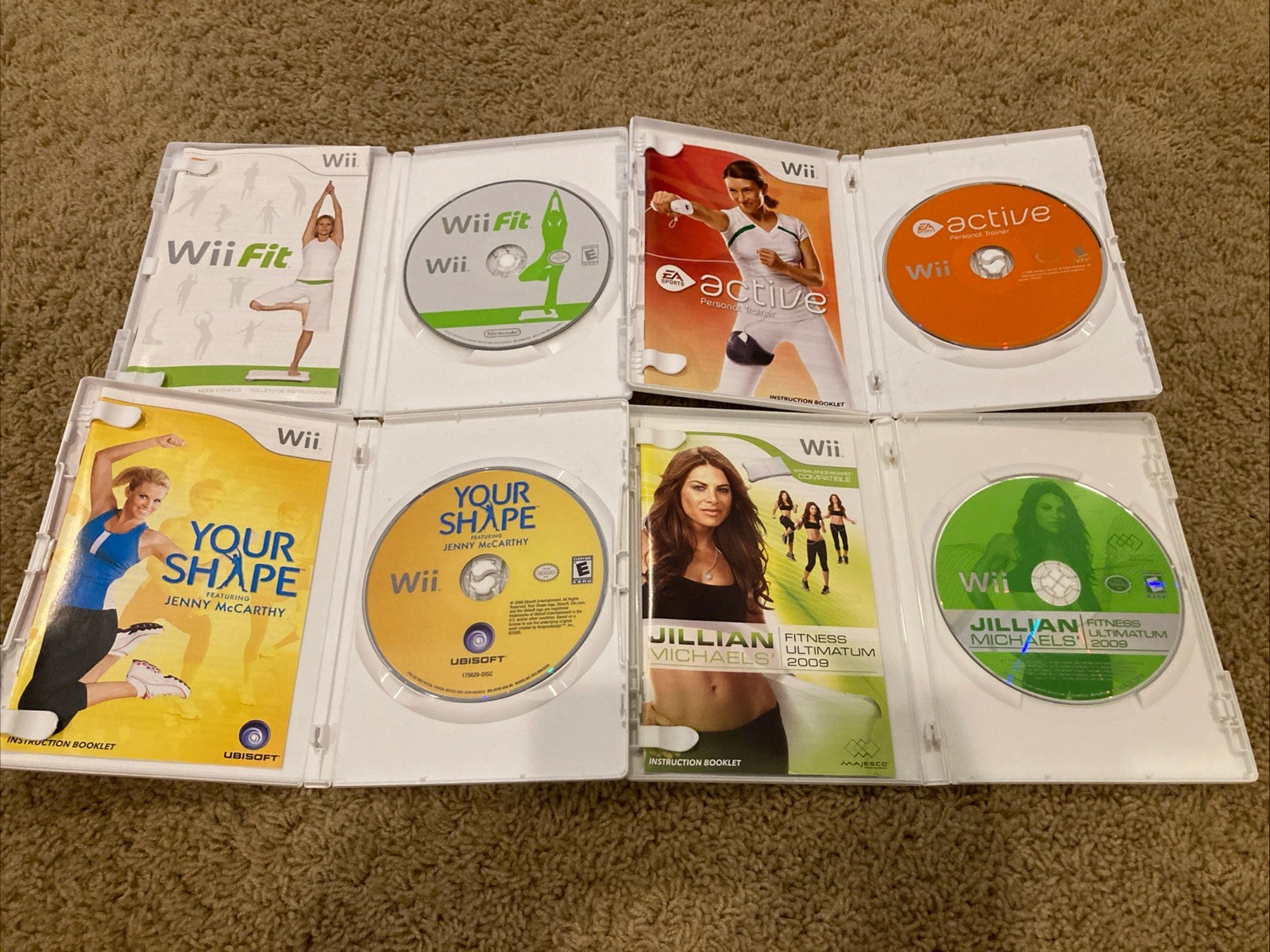 Nintendo WII FIT BUNDLE Console System- Tested!