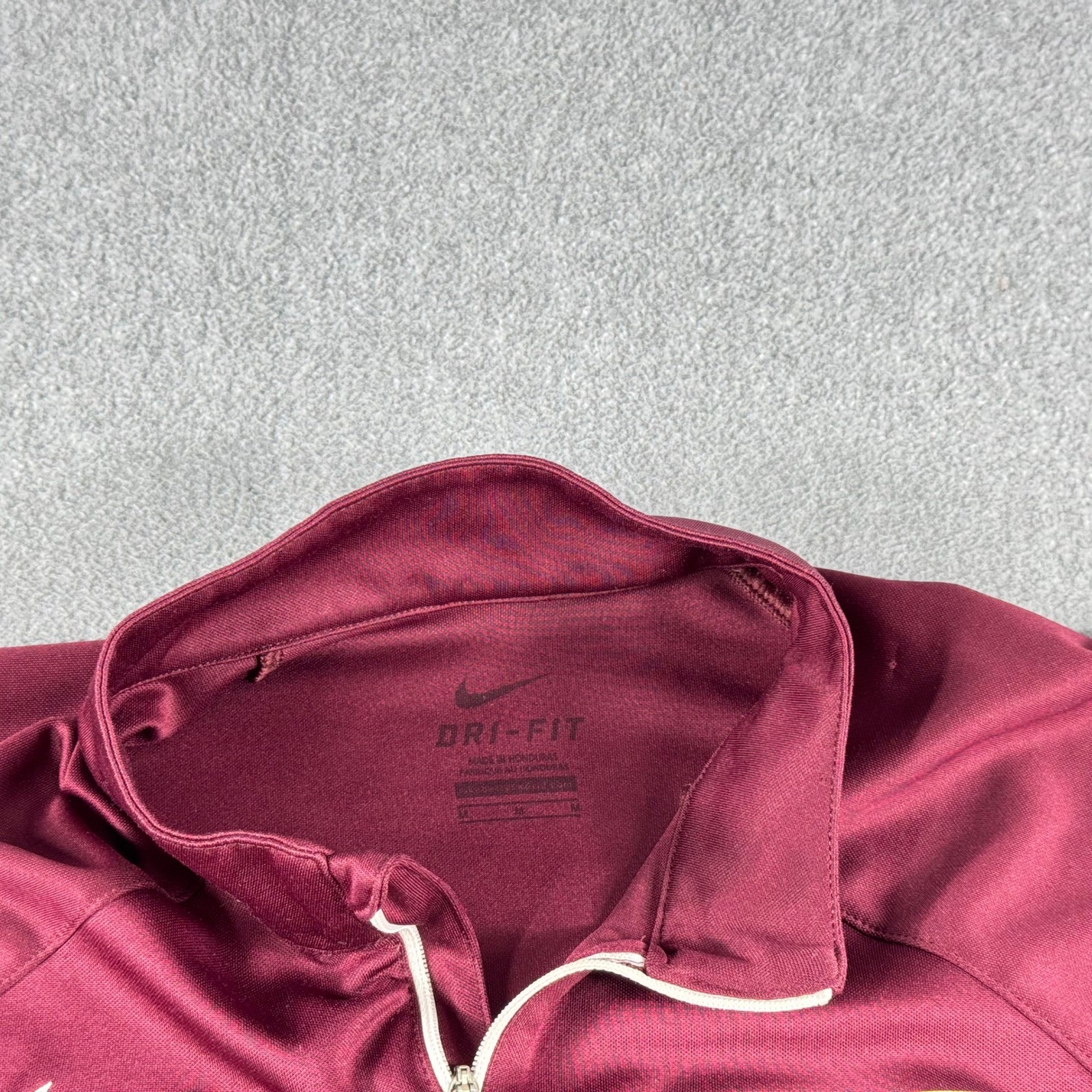 Nike Team Dri-FIT Texas Aggies 1/4 Zip Pullover Mens Medium Maroon