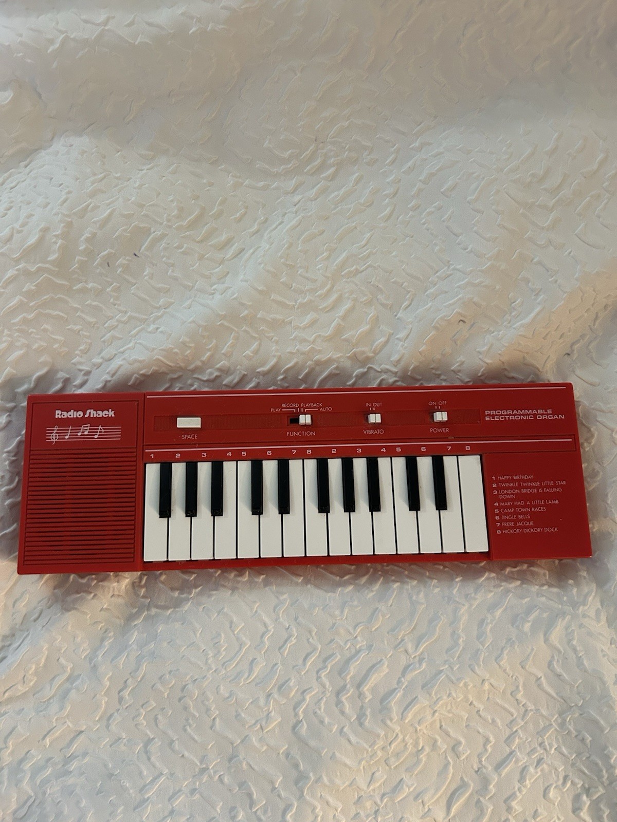 Radio Shack Programmable Electronic Organ Piano Vintage Tested Working
