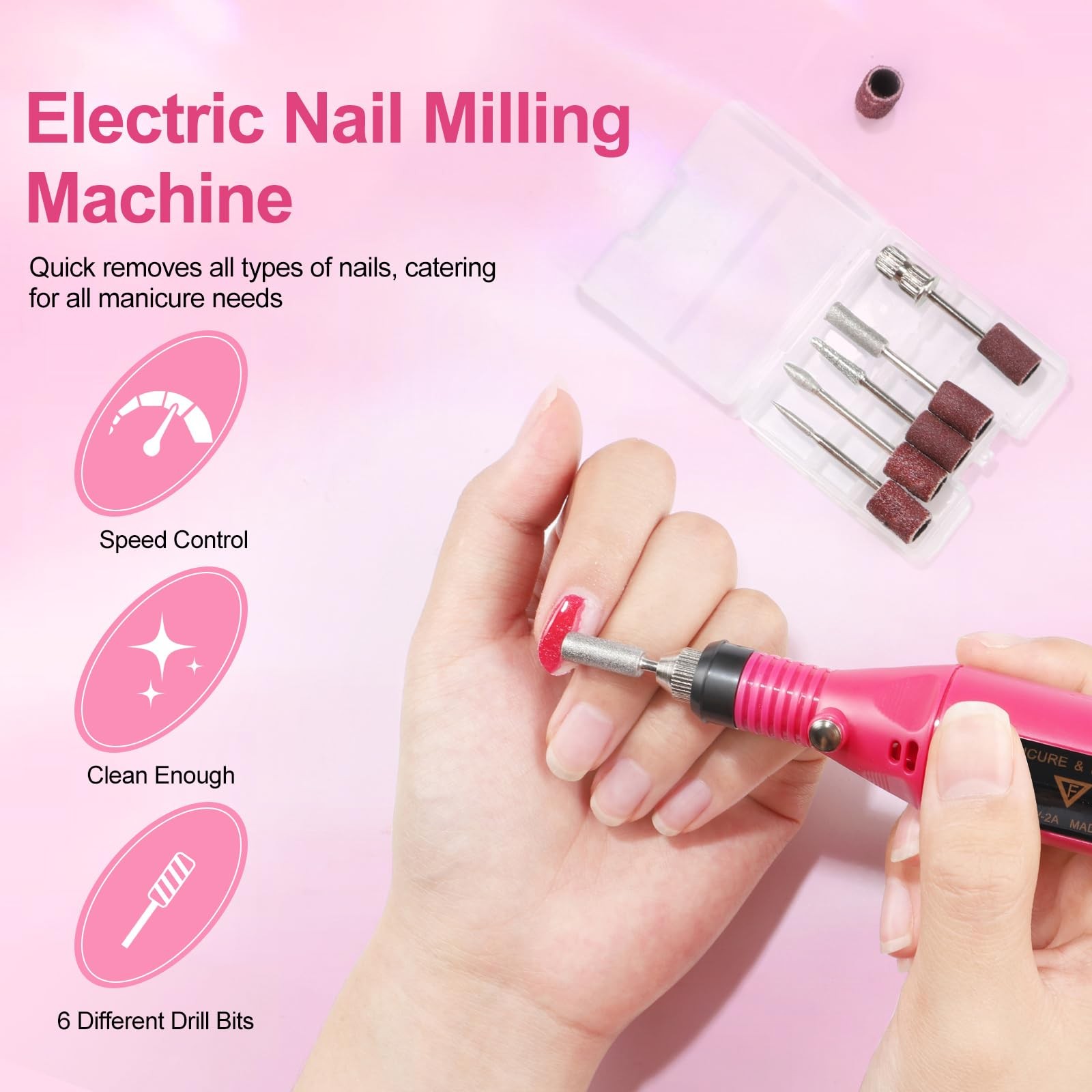 Acrylic Nail Kit with Drill and U V Light, Spring Collection