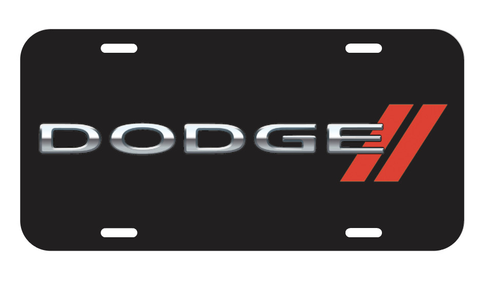 For Dodge vehicle License Plate New Car Tag Metal thin Aluminum USA FREE SHIP