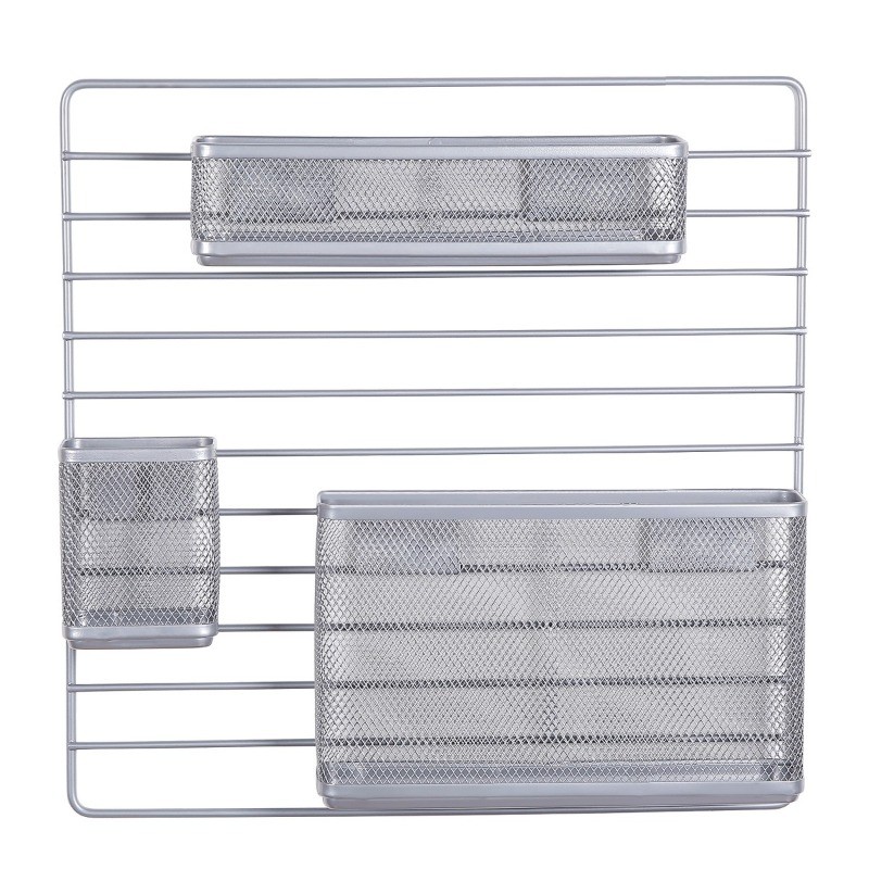 Mesh Additional Wall Organization Tools Silver